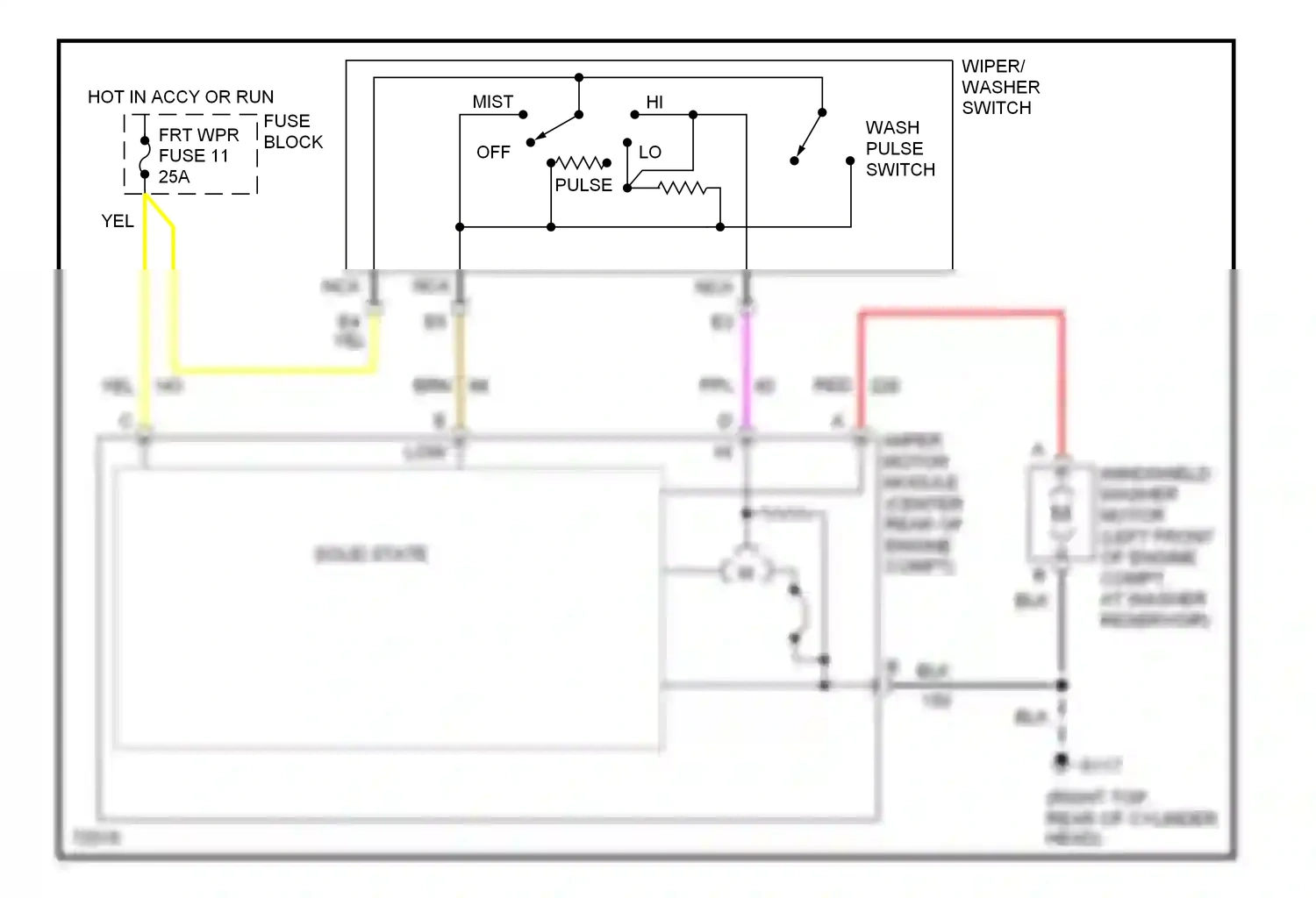 GMC C3500 HD  (1991-2000) solid state wiring diagram  (6 of 11)