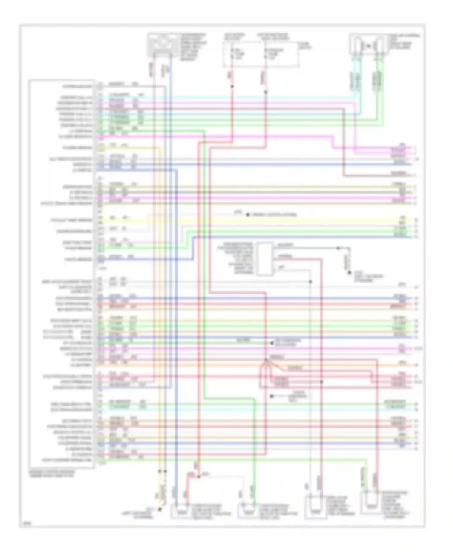 Cab & Chassis C3500 GMC  (1985-2000): Wiring diagram engine performance 4.3l (vin z)s, a/t (1 of 3)