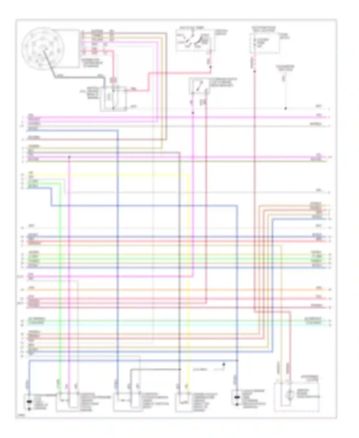 Cab & Chassis C3500 GMC  (1985-2000): Wiring diagram engine performance 4.3l (vin z)s, a/t (2 of 3)