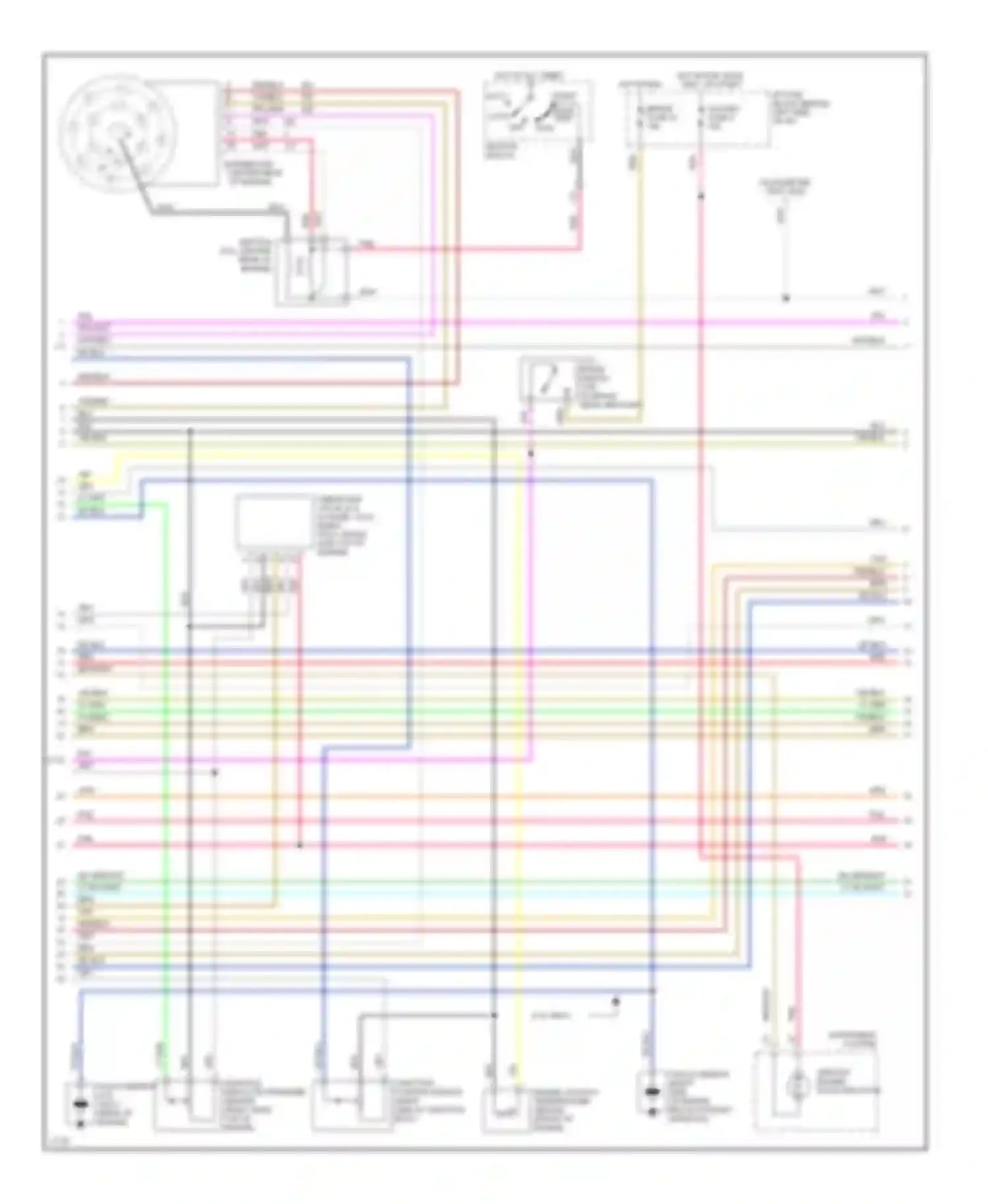 Cab & Chassis C3500 GMC  (1985-2000): Wiring diagram engine performance 5.7l (vin k)s, a/t (2 of 3)