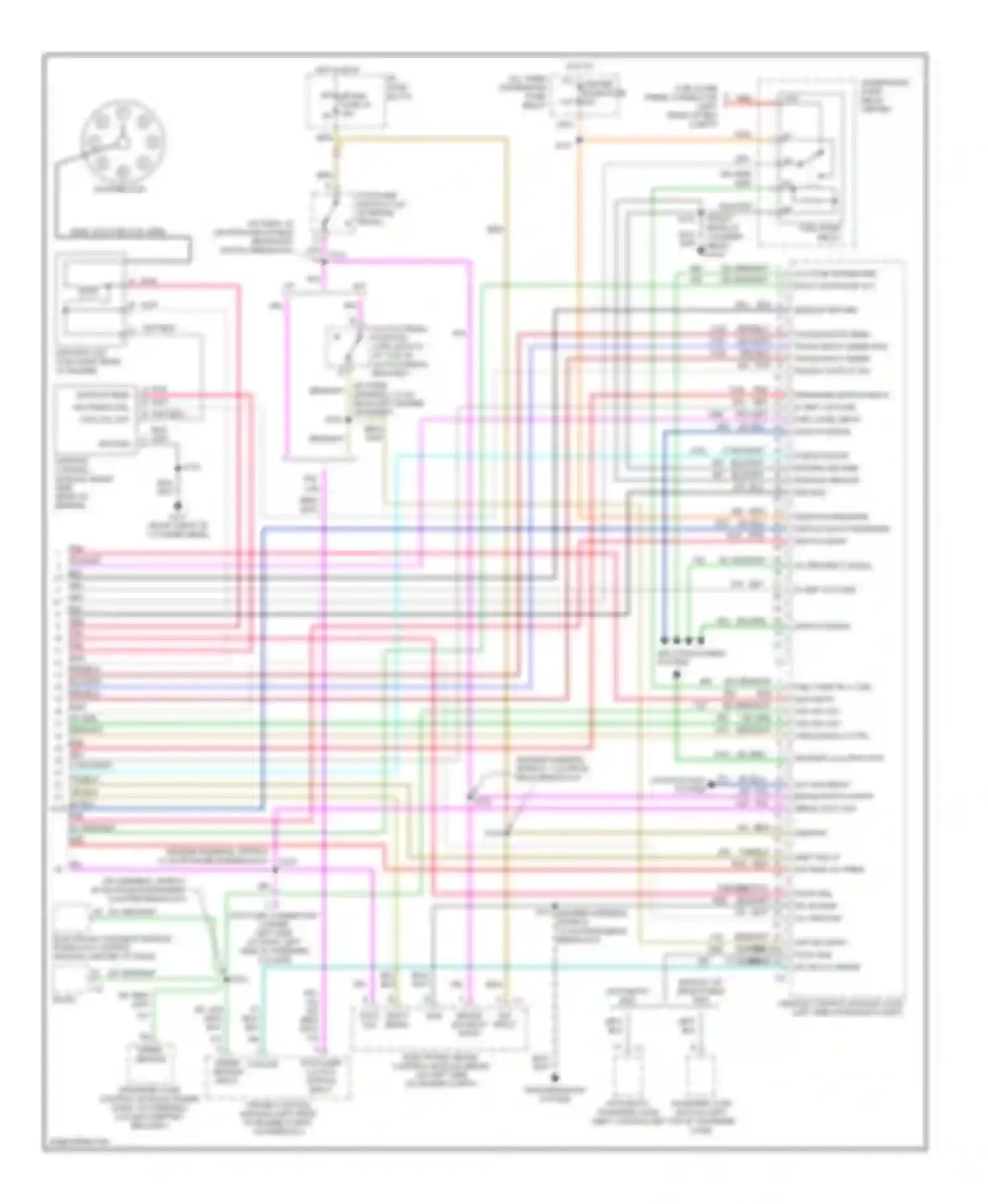 Cab & Chassis C3500 GMC  (1985-2000): Wiring diagram engine performance 5.7l vin ks (6 of 6)