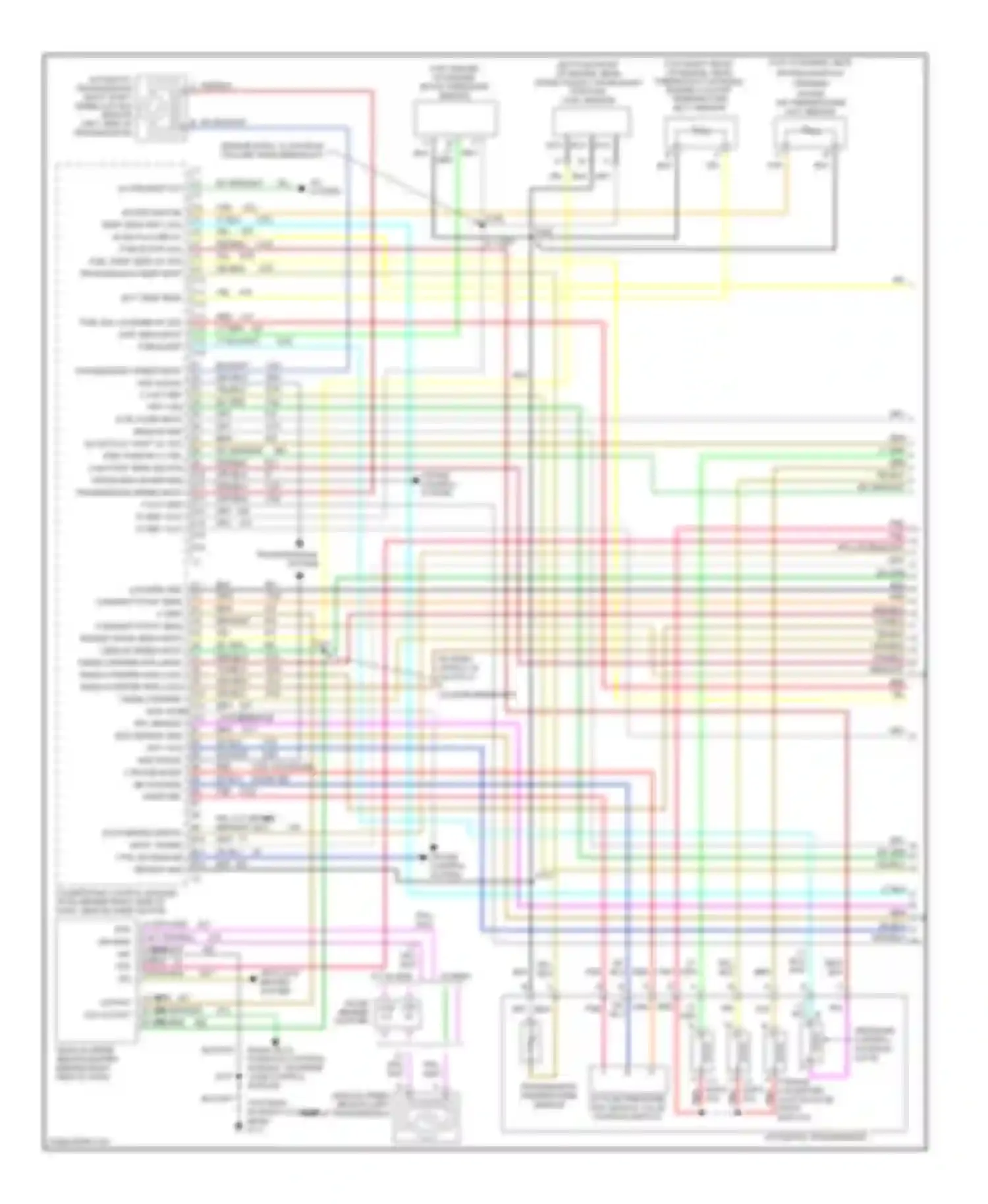 Cab & Chassis C3500 GMC  (1985-2000): Wiring diagram engine performance 6.5l (vin f)s (1 of 4)
