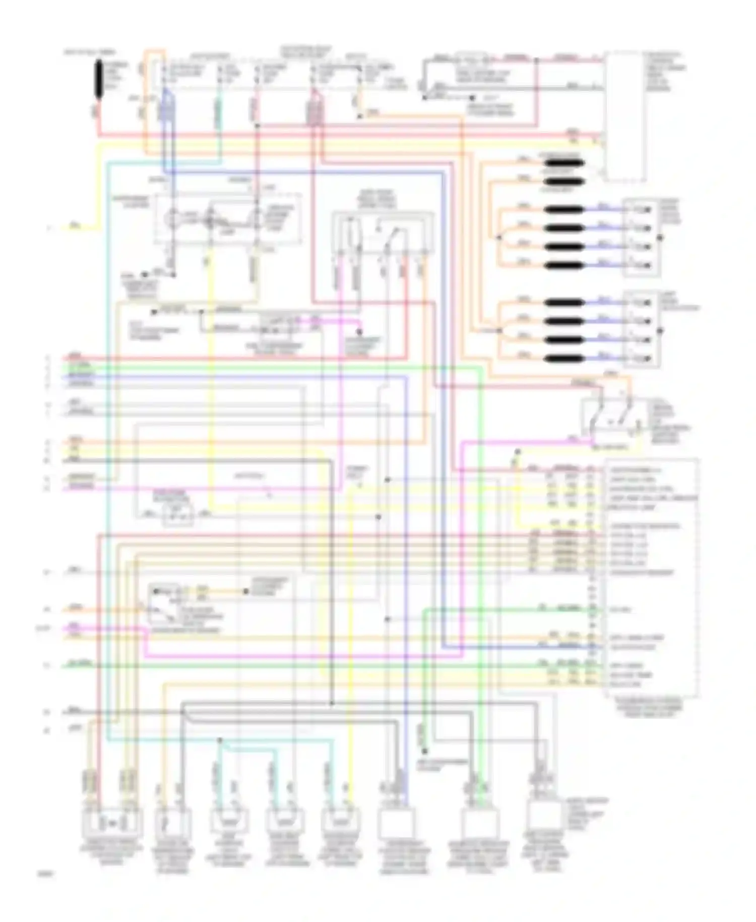 Cab & Chassis C3500 GMC  (1985-2000): Wiring diagram engine performance 6.5l (vin f)s, 4l60e a/t (2 of 2)