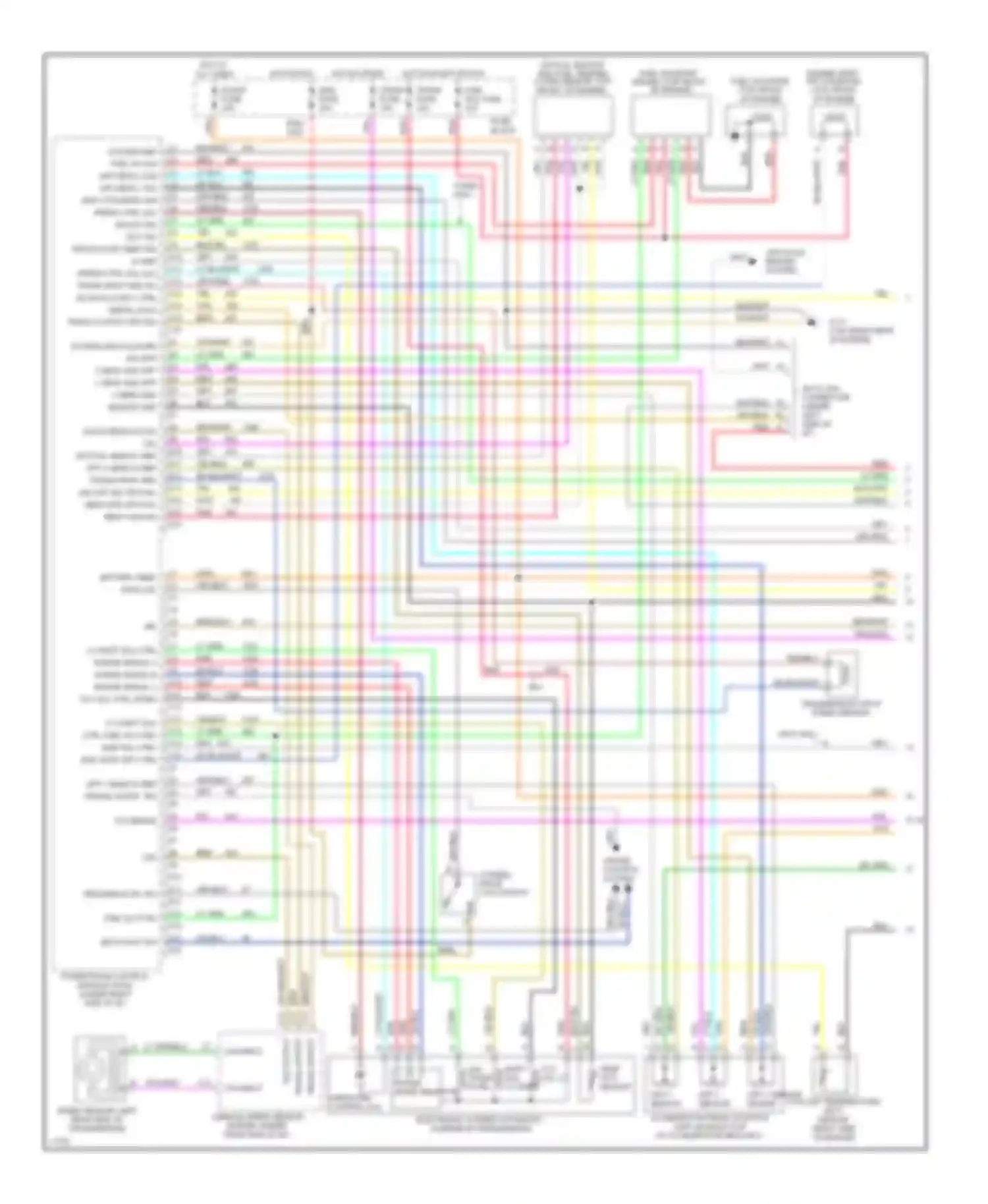 Cab & Chassis C3500 GMC  (1985-2000): Wiring diagram engine performance 6.5l (vin f)s, 4l80-e a/t (1 of 2)