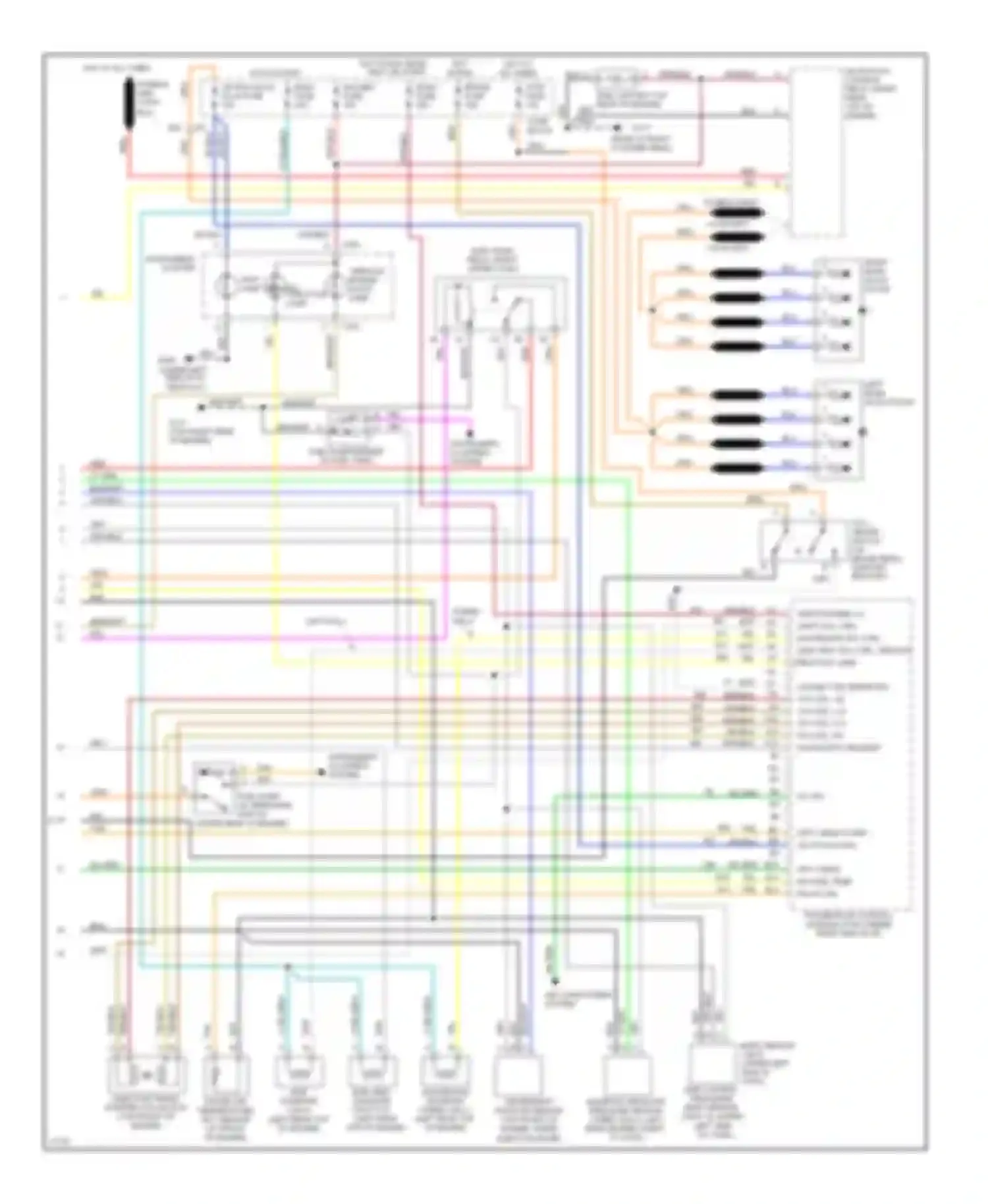 Cab & Chassis C3500 GMC  (1985-2000): Wiring diagram engine performance 6.5l (vin p)s, 4l60-e a/t (2 of 2)