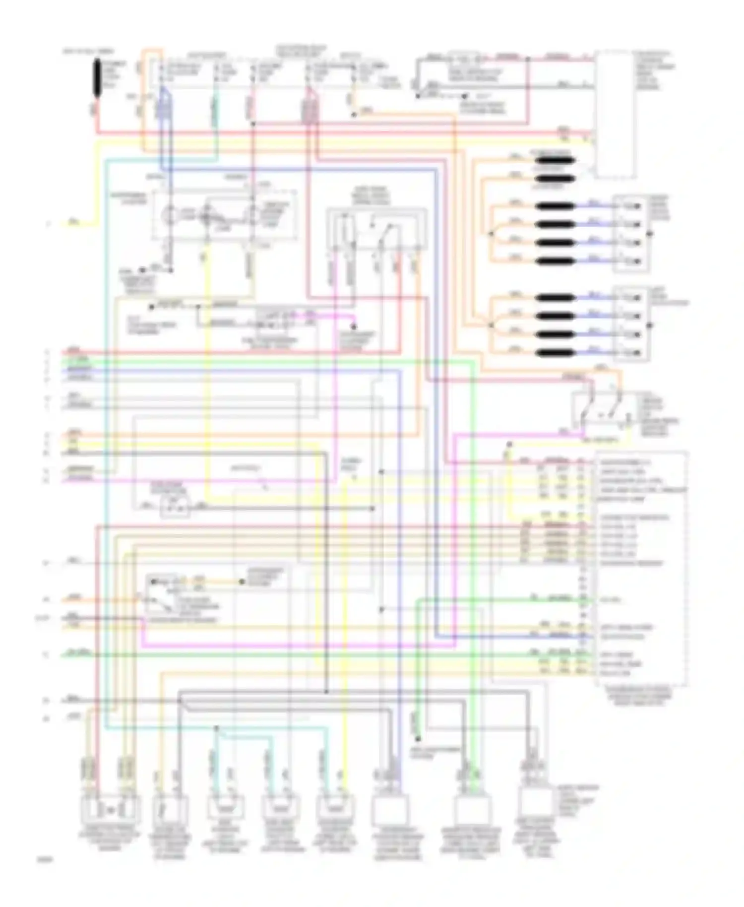 Cab & Chassis C3500 GMC  (1985-2000): Wiring diagram engine performance 6.5l (vin p)s, 4l60e a/t (2 of 2)