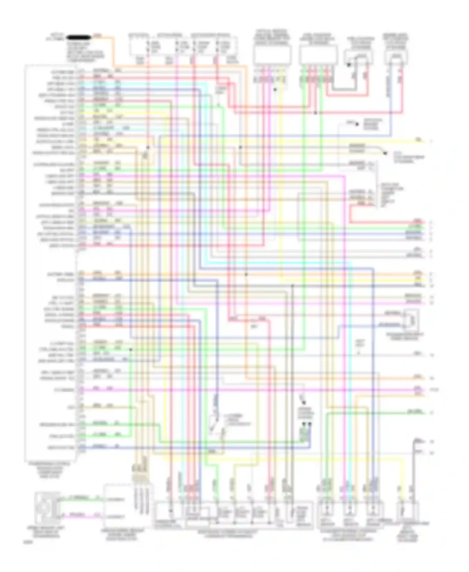 Cab & Chassis C3500 GMC  (1985-2000): Wiring diagram engine performance 6.5l (vin s)s, 4l60e a/t (1 of 2)