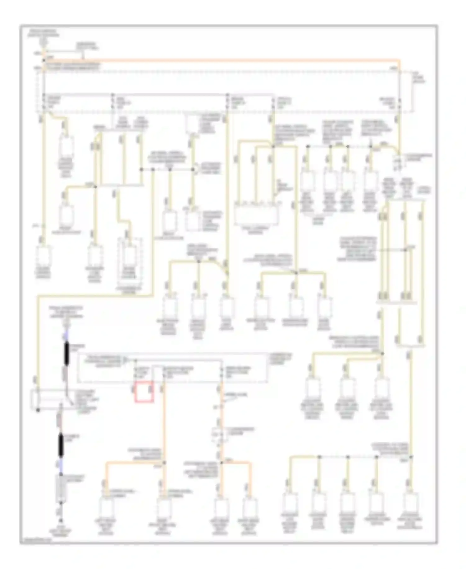 Cab & Chassis C3500 GMC  (1985-2000): Power distribution circuit (5 of 6)