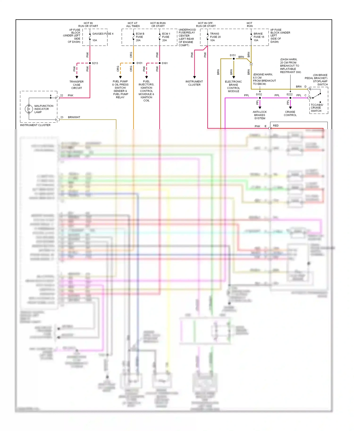 GMC Cab & Chassis C3500  (1985-2000) fluid temp sensor wiring diagram  (1 of 4)