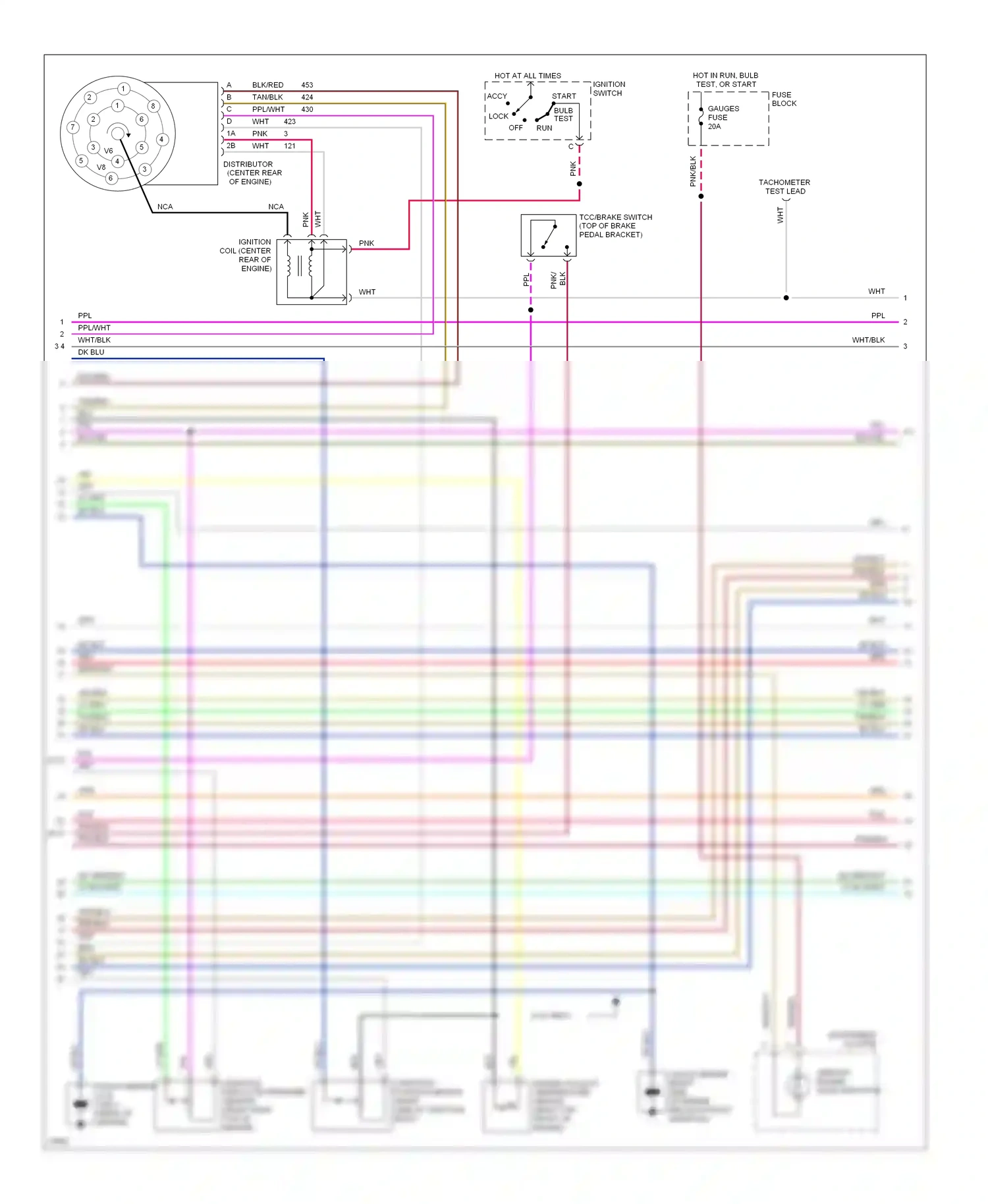 GMC Cab & Chassis C3500  (1985-2000) ignition switch wiring diagram  (3 of 41)