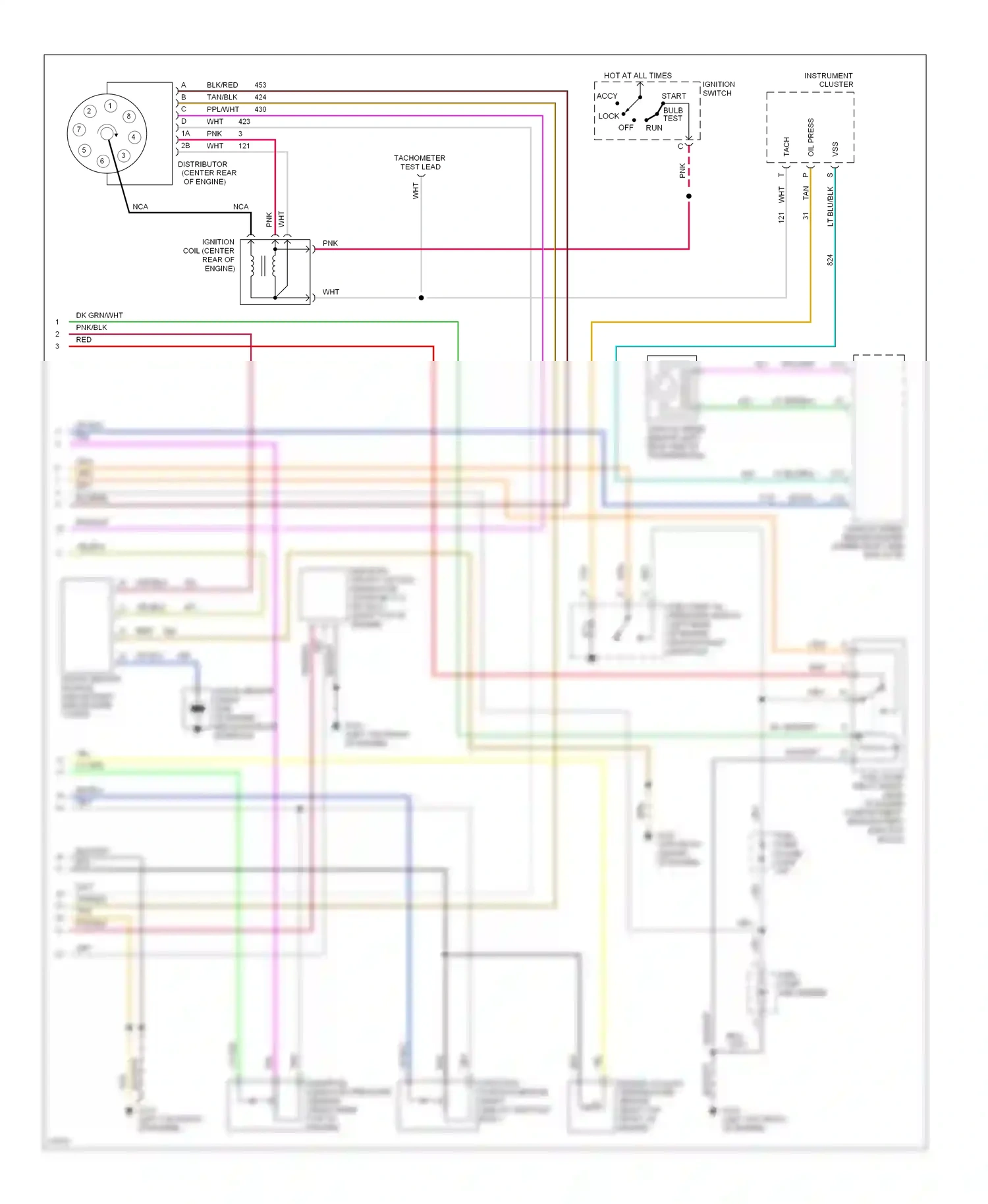 GMC Cab & Chassis C3500  (1985-2000) ignition switch wiring diagram  (6 of 41)