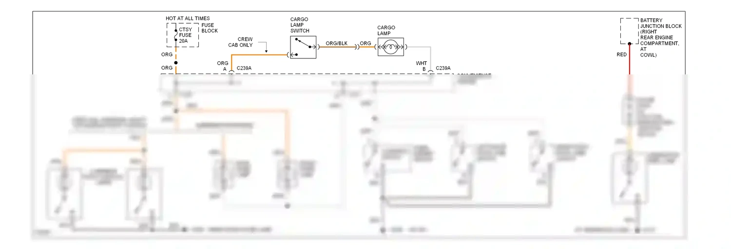 GMC Cab & Chassis C3500  (1985-2000) panel dimmer switch wiring diagram  (3 of 5)