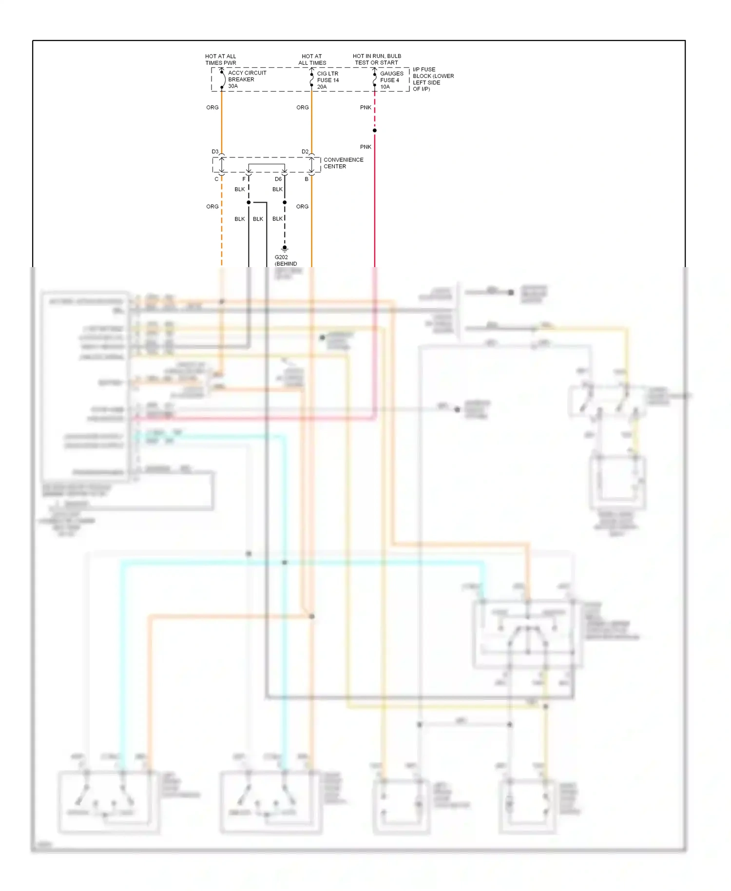 GMC Cab & Chassis C3500  (1985-2000) program enable wiring diagram  (1 of 2)