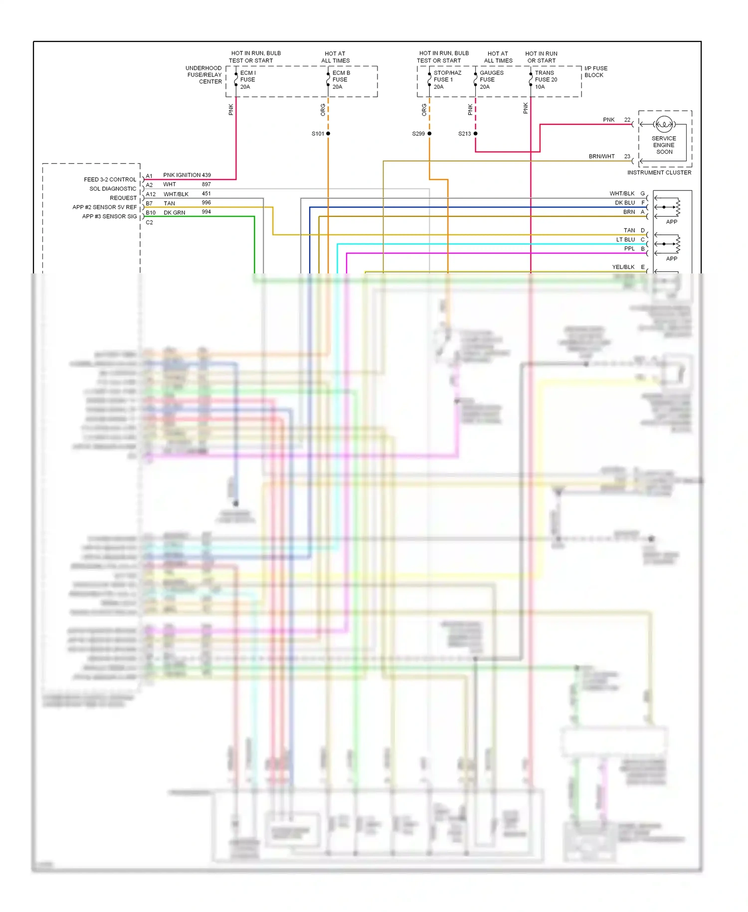 GMC Cab & Chassis C3500  (1985-2000) range mode selector wiring diagram  (21 of 23)