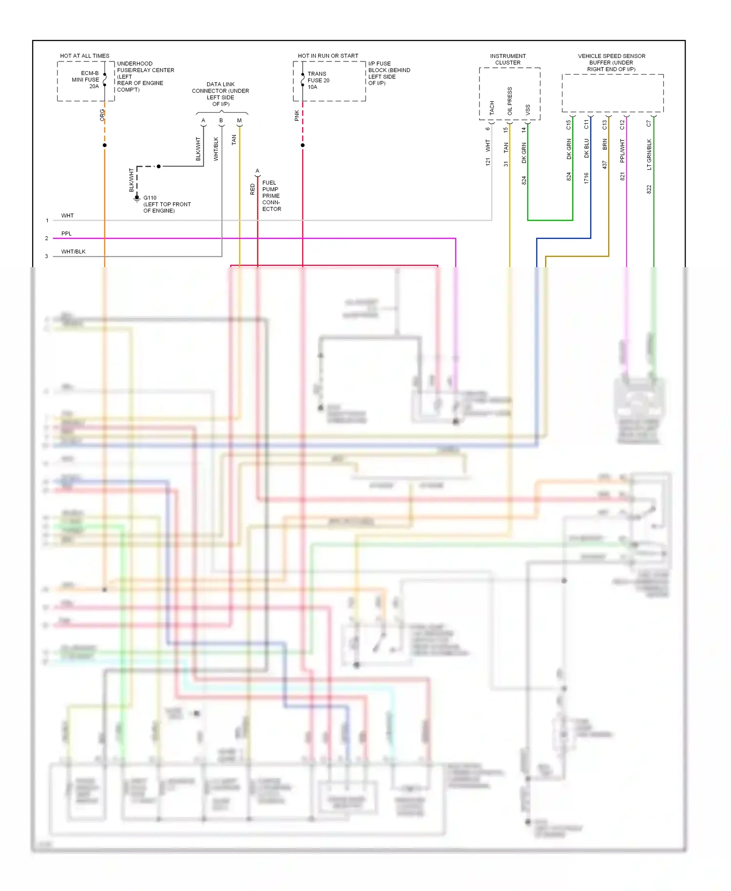 GMC Cab & Chassis K2500  (1989-2000) range mode selector wiring diagram  (1 of 20)