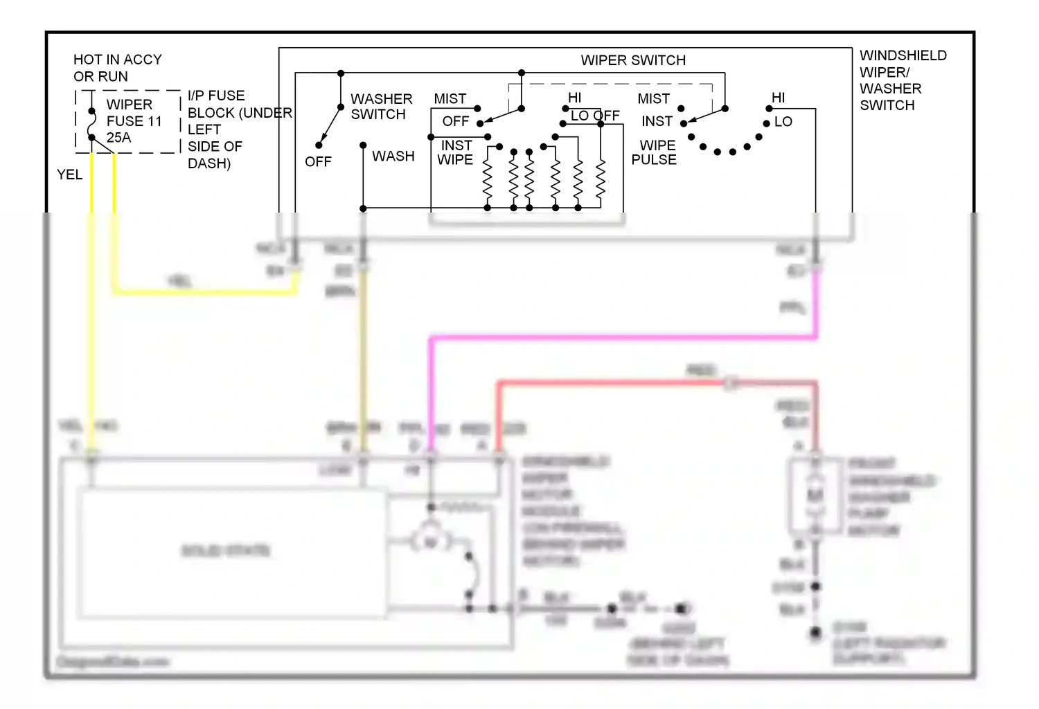 GMC Cab & Chassis K2500  (1989-2000) solid state wiring diagram  (5 of 9)