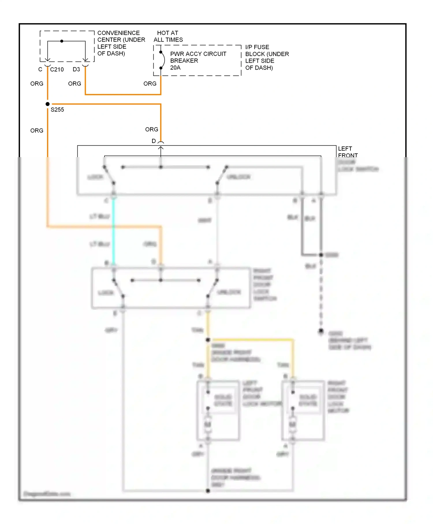 GMC Cab & Chassis K2500  (1989-2000) solid state wiring diagram  (3 of 9)