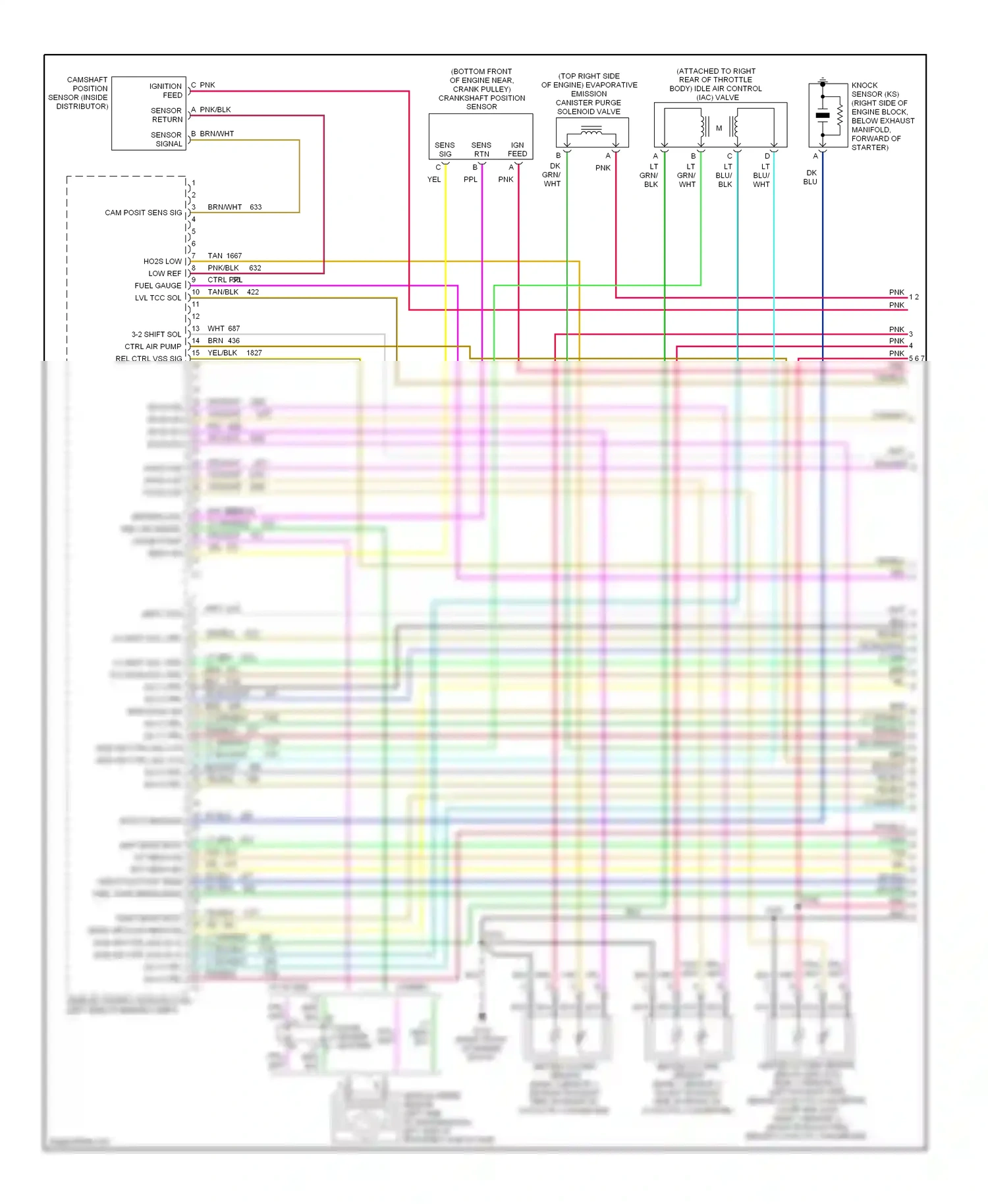 GMC Cab & Chassis K3500  (1985-2000) 2-3 shift sol ctrl wiring diagram  (1 of 3)