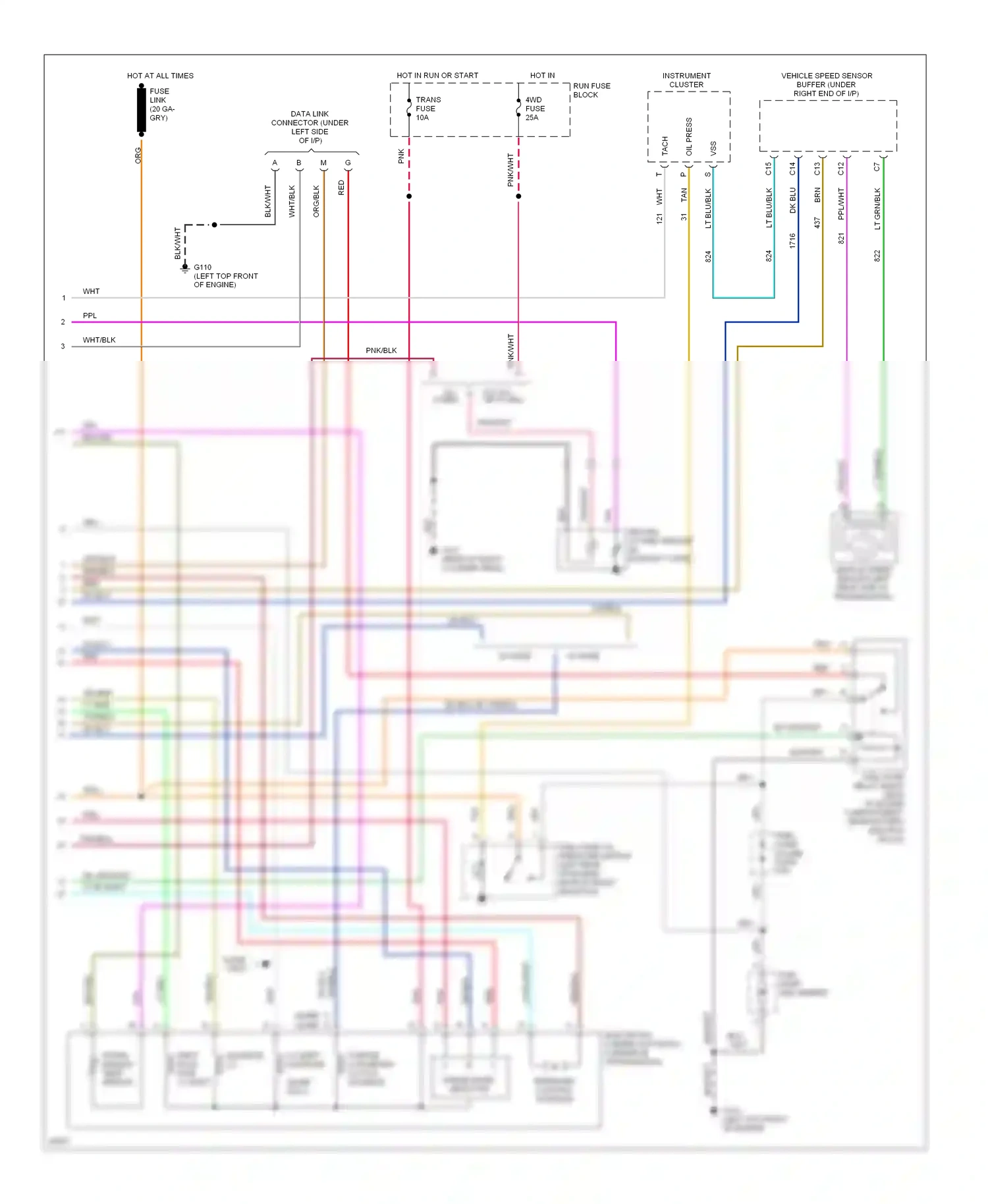 GMC Cab & Chassis K3500  (1985-2000) range mode selector wiring diagram  (1 of 23)