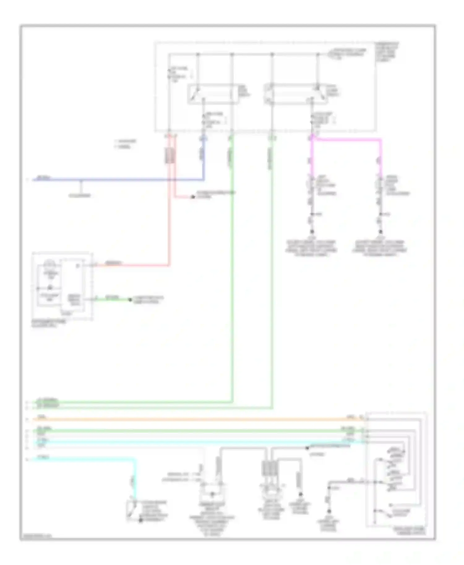 Cab & Chassis Sierra 3500 HD GMC  (2008-2012): Headlights circuit (2 of 2)