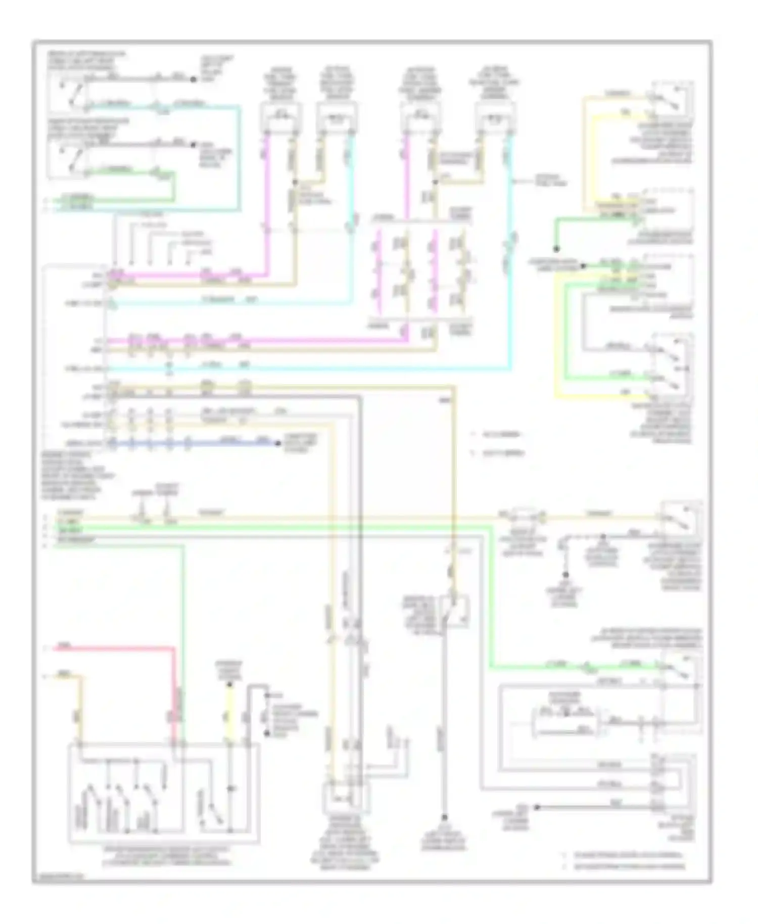 Cab & Chassis Sierra 3500 HD GMC  (2008-2012): Instrument cluster circuit (2 of 2)