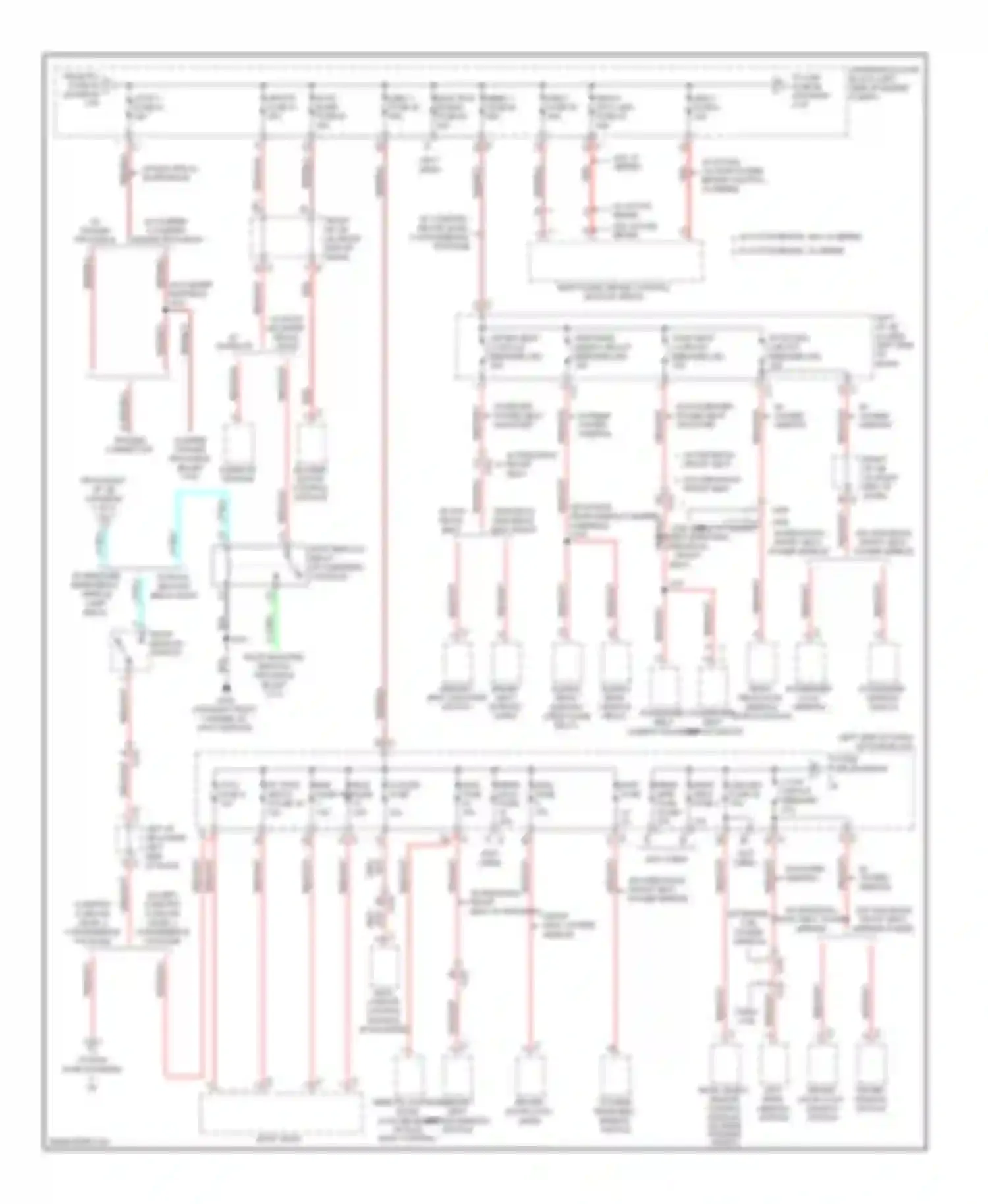 Cab & Chassis Sierra 3500 HD GMC  (2008-2012): 6.6l vin 6, power distribution circuit (2 of 5)