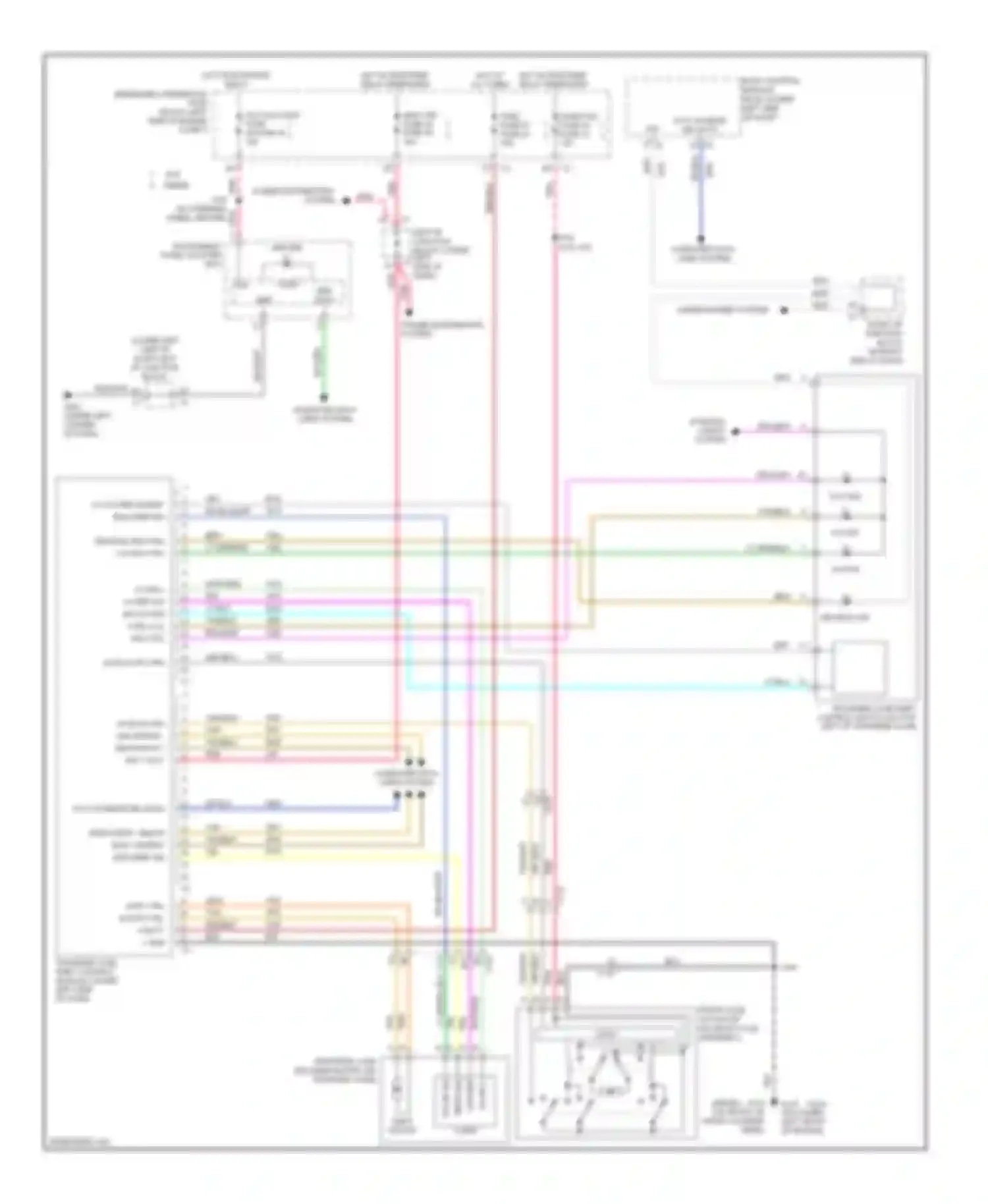 Cab & Chassis Sierra 3500 HD GMC  (2008-2012): 6.6l vin 8, transfer case circuit, 2-speed automatic