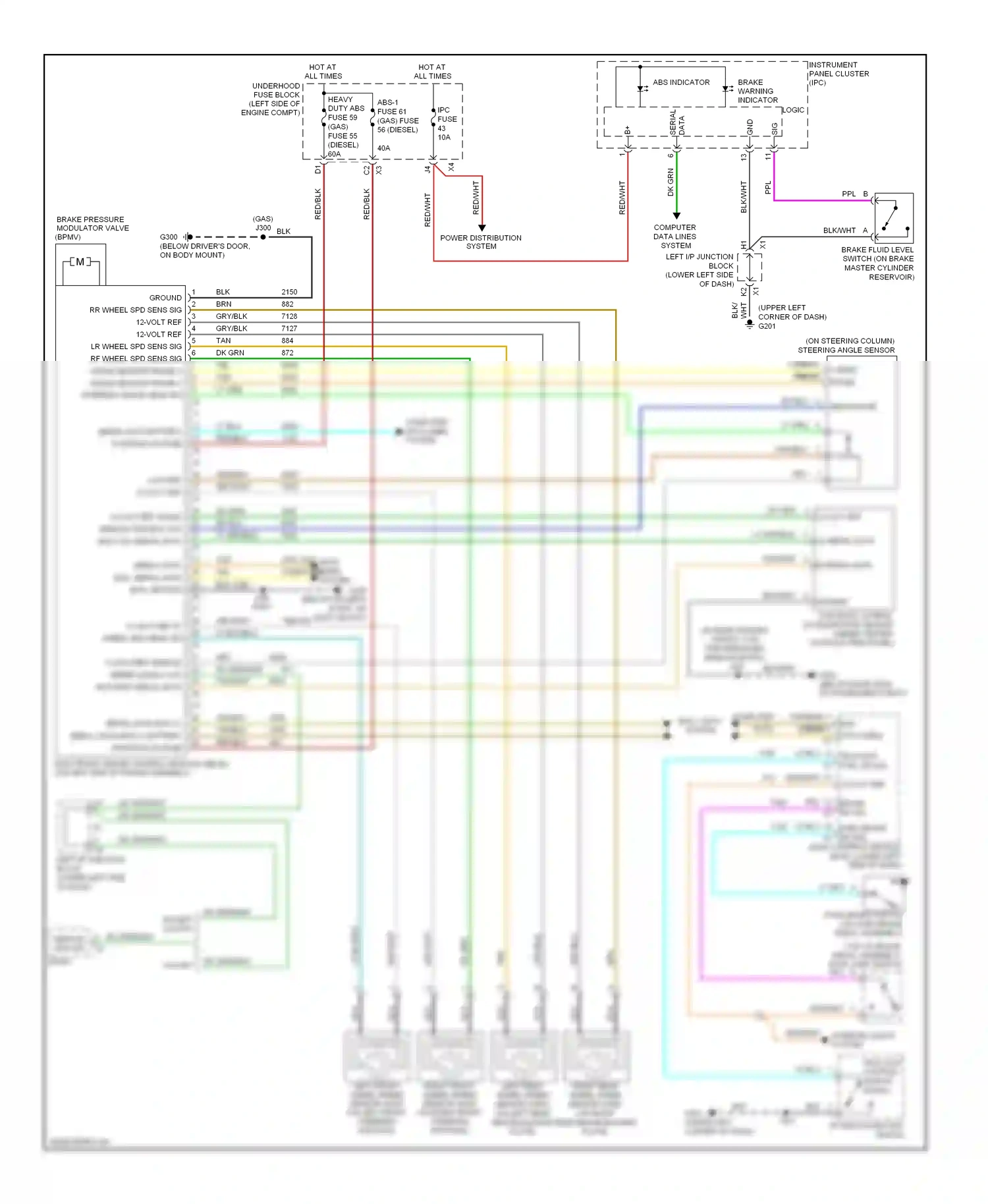 GMC Cab & Chassis Sierra 3500 HD  (2008-2012) i/p multi-function switch wiring diagram  (4 of 7)