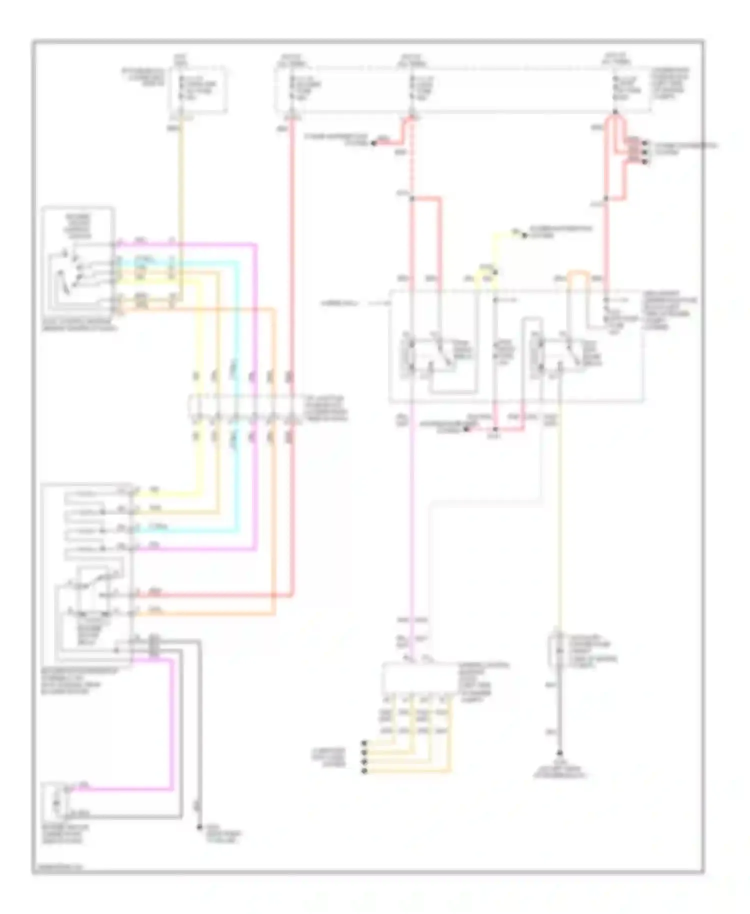 Cab & Chassis Sierra 3500 GMC  (2004-2007): Heater circuit