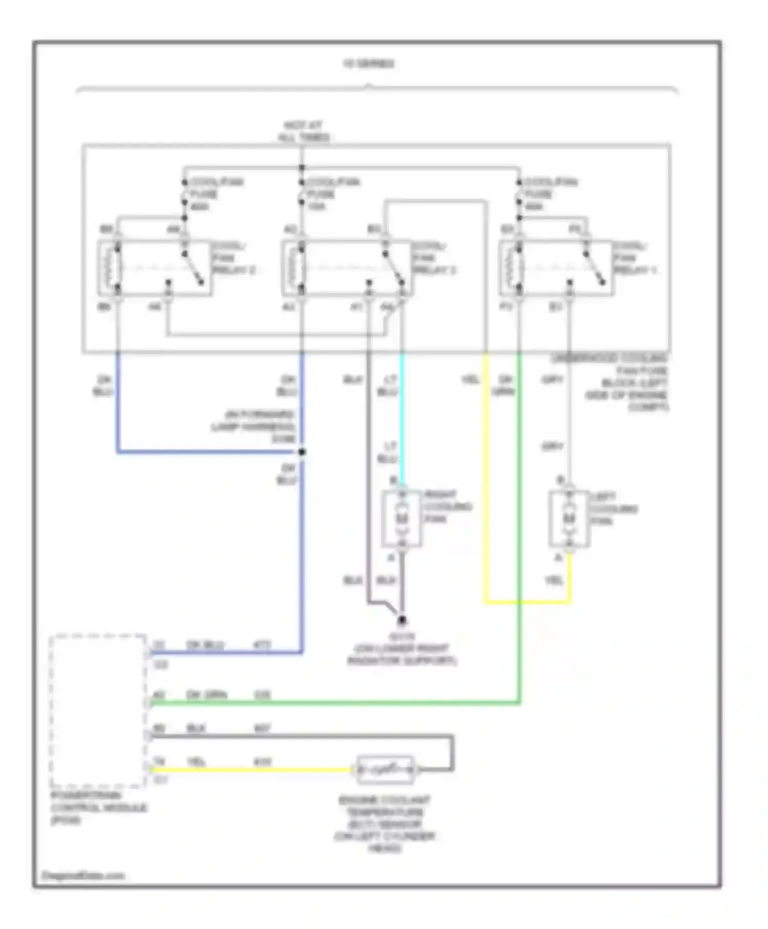 Cab & Chassis Sierra 3500 GMC  (2004-2007): Manual a/c circuit (3 of 3)