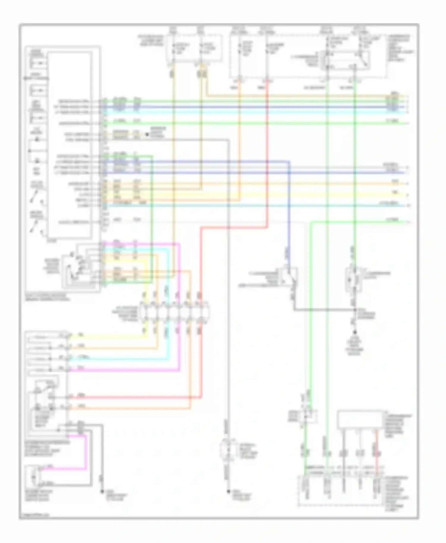 Cab & Chassis Sierra 3500 GMC  (2004-2007): Manual a/c circuit, front a/c (1 of 2)