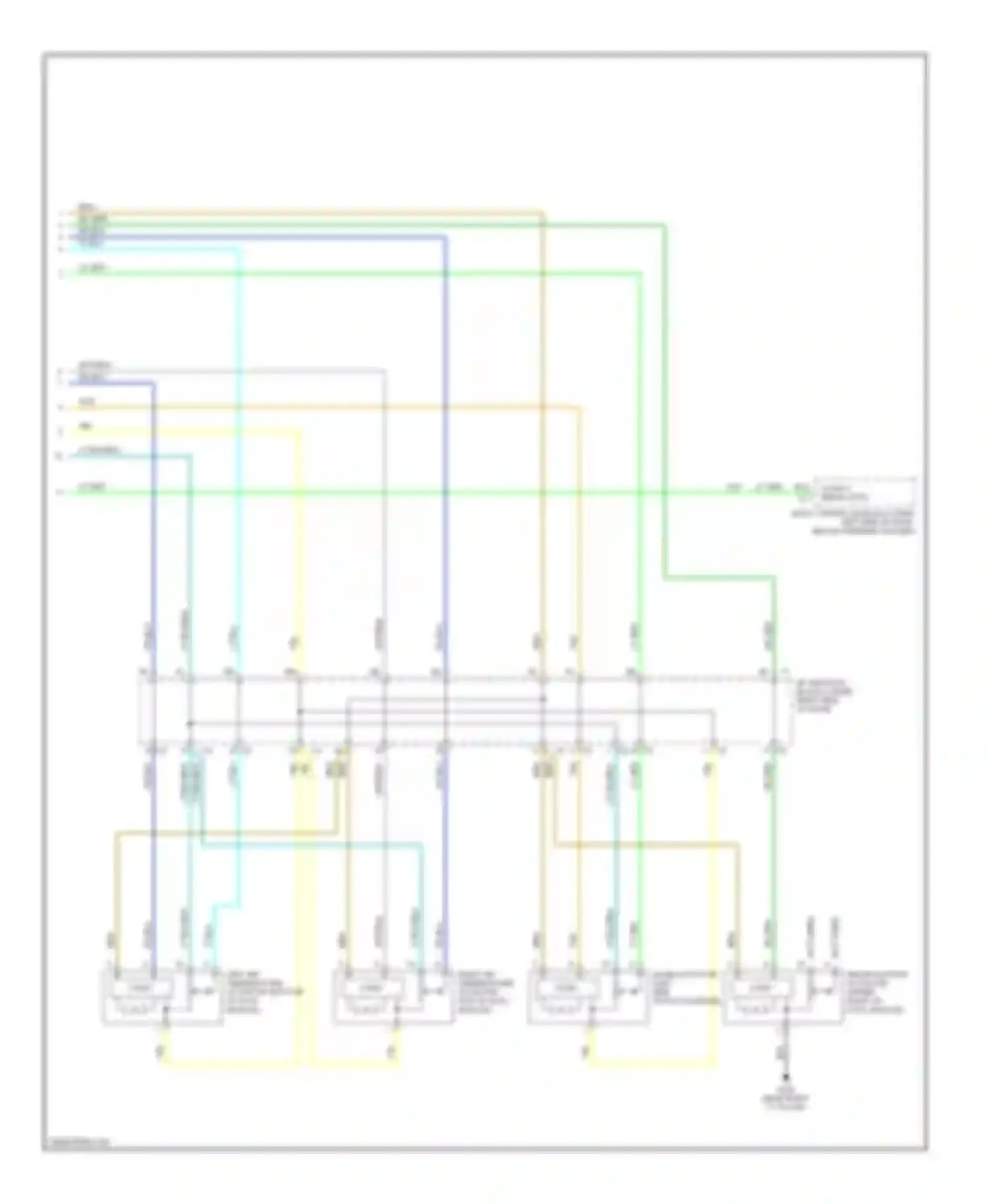 Cab & Chassis Sierra 3500 GMC  (2004-2007): Manual a/c circuit, front a/c (2 of 2)