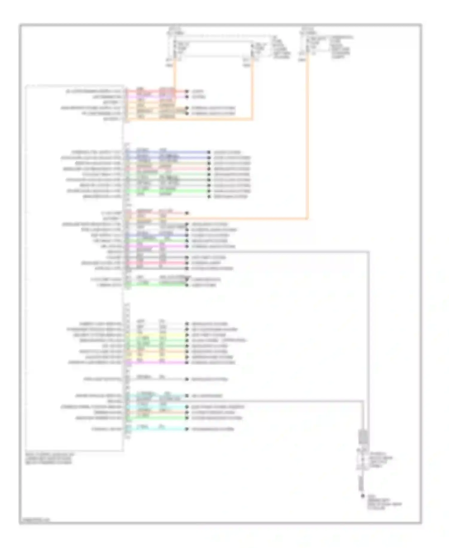 Cab & Chassis Sierra 3500 GMC  (2004-2007): Body control modules circuit (1 of 2)