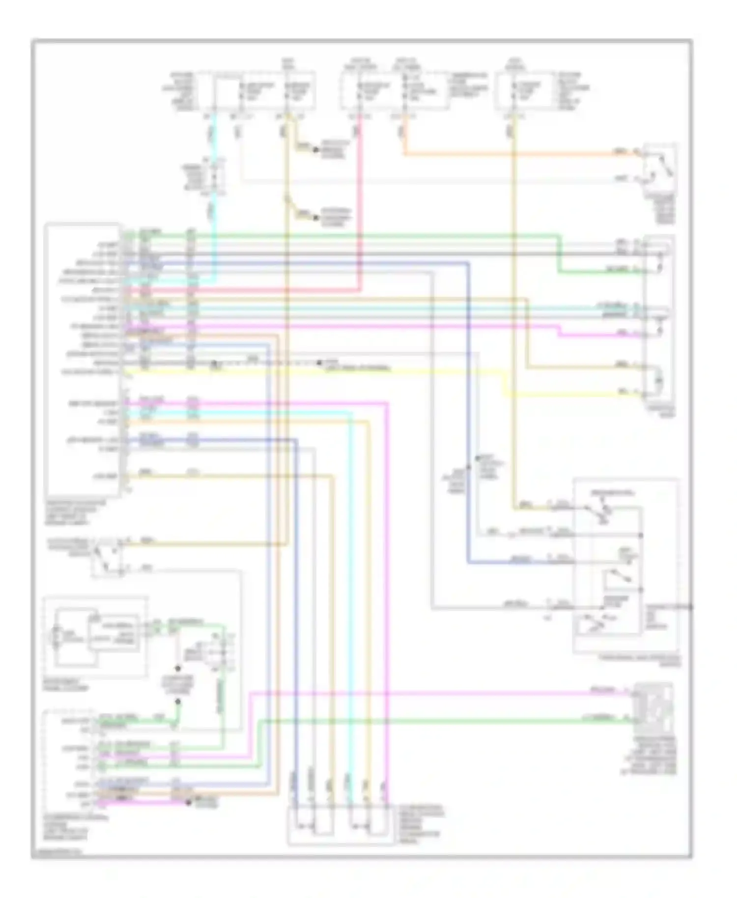 Cab & Chassis Sierra 3500 GMC  (2004-2007): 6.0l vin u, cruise control circuit