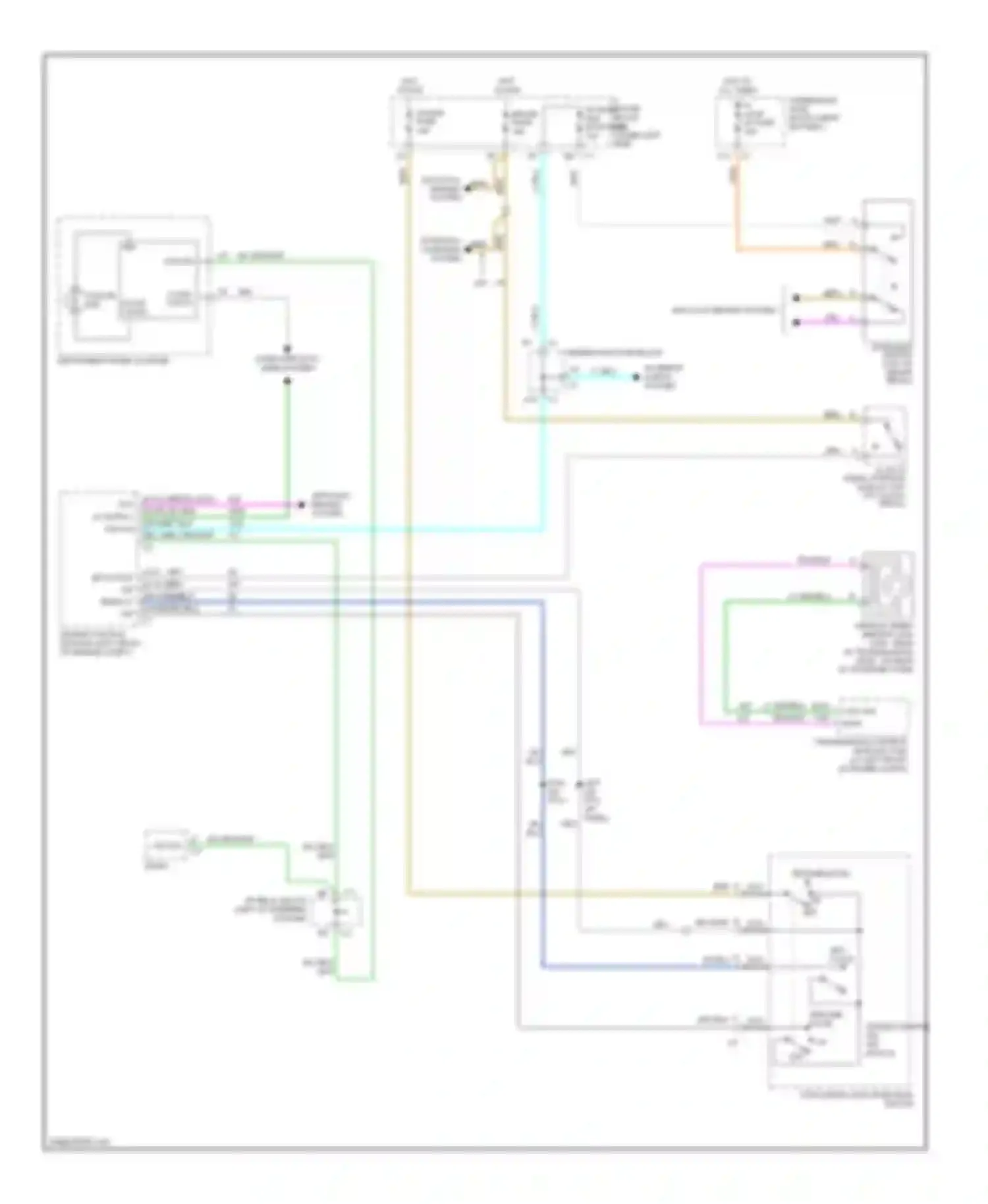 Cab & Chassis Sierra 3500 GMC  (2004-2007): 6.6l vin d, cruise control circuit