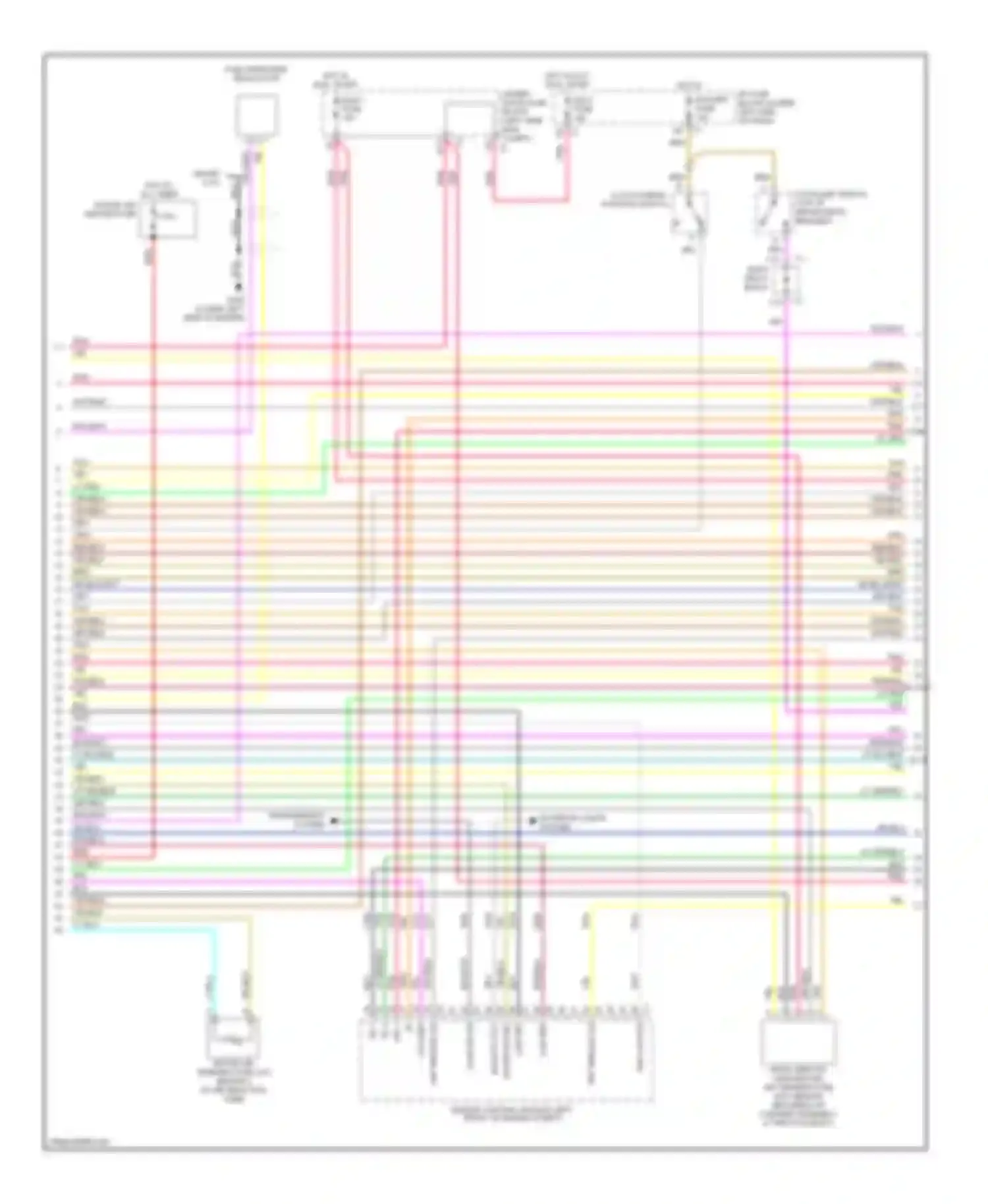 Cab & Chassis Sierra 3500 GMC  (2004-2007): Wiring diagram engine performance 6.6l vin d (3 of 6)