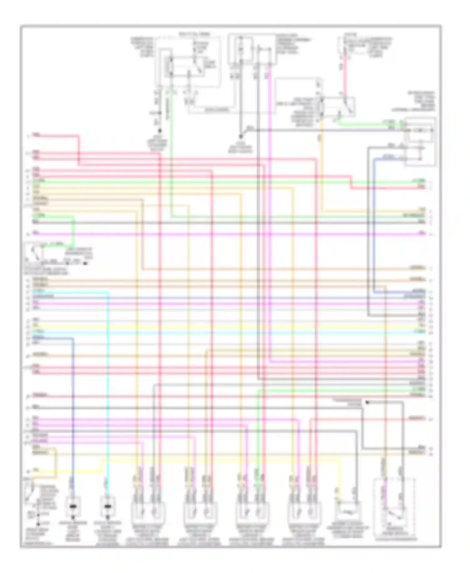 Cab & Chassis Sierra 3500 GMC  (2004-2007): Wiring diagram engine performance 8.1l vin g (2 of 5)