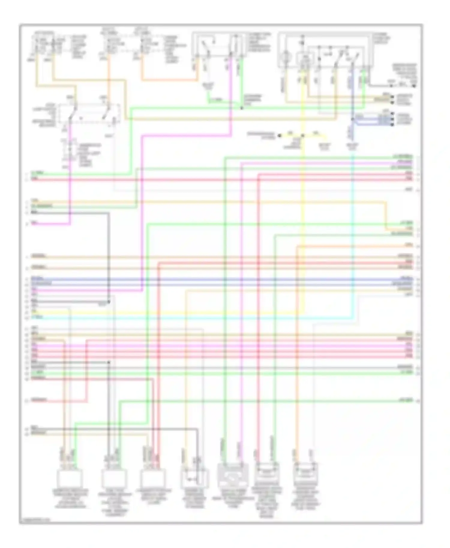 Cab & Chassis Sierra 3500 GMC  (2004-2007): Wiring diagram engine performance 8.1l vin g (3 of 5)