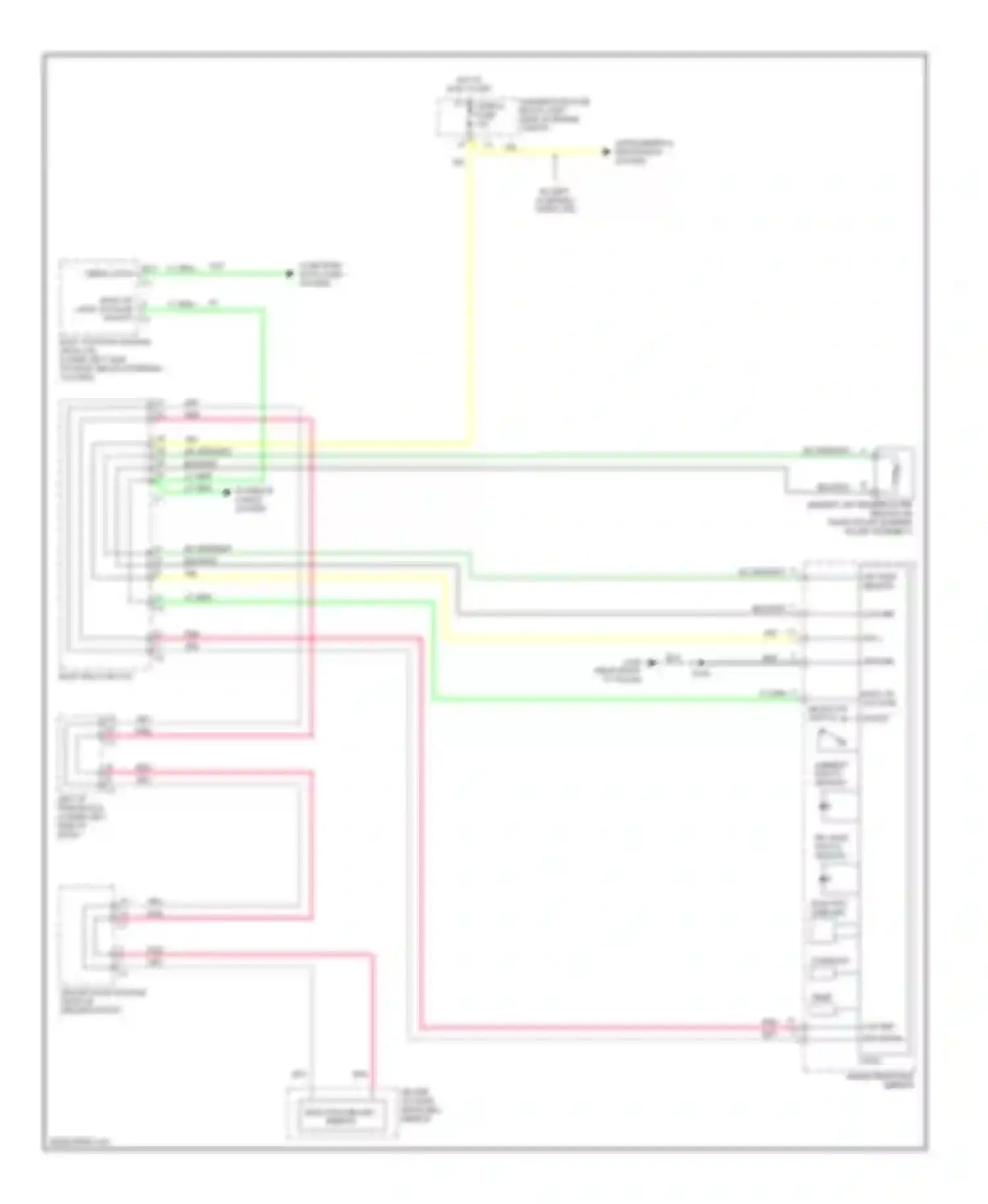 Cab & Chassis Sierra 3500 GMC  (2004-2007): Electrochromic mirror circuit