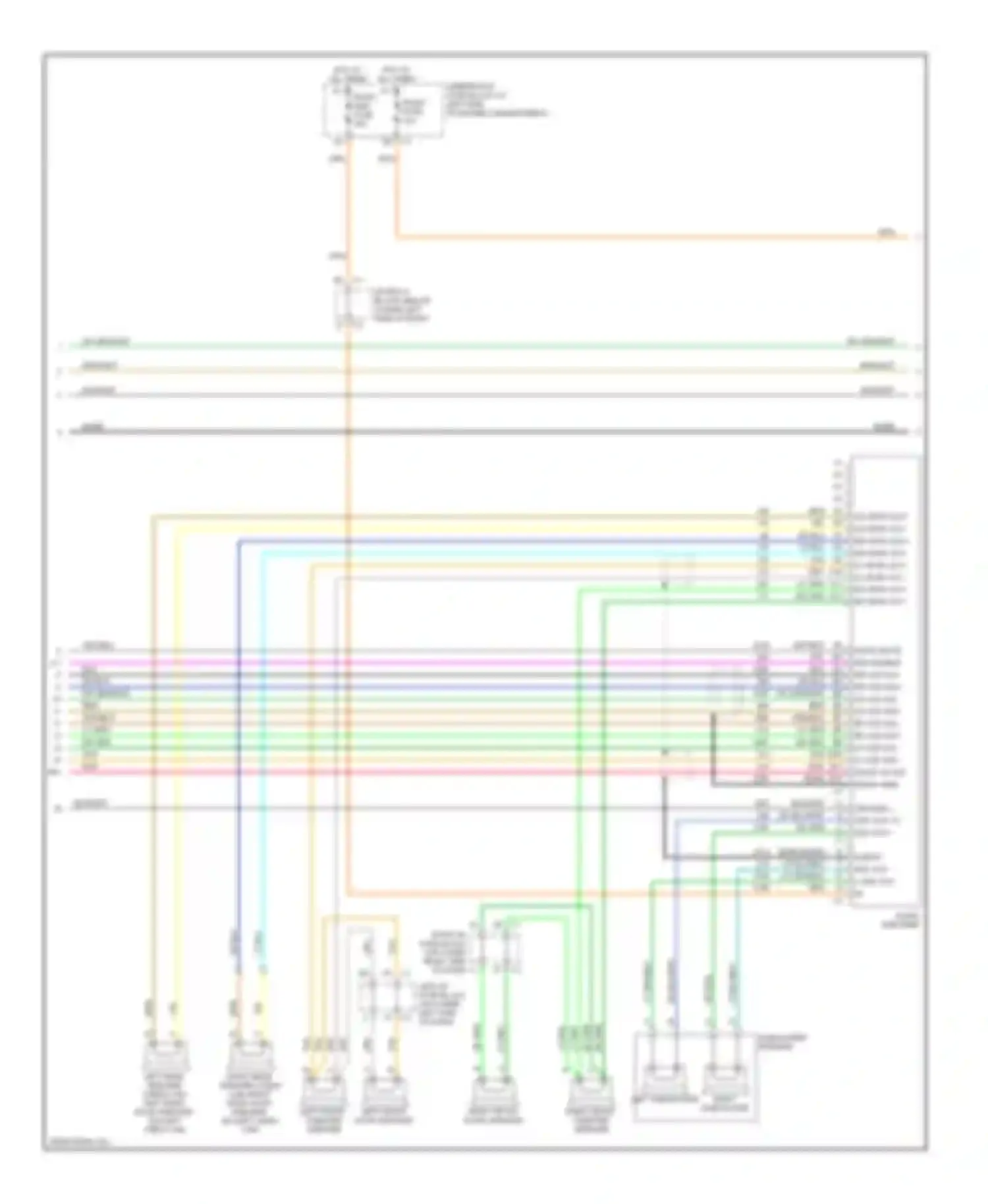 Cab & Chassis Sierra 3500 GMC  (2004-2007): Mid-line radio circuit, without rear seat audio (2 of 3)
