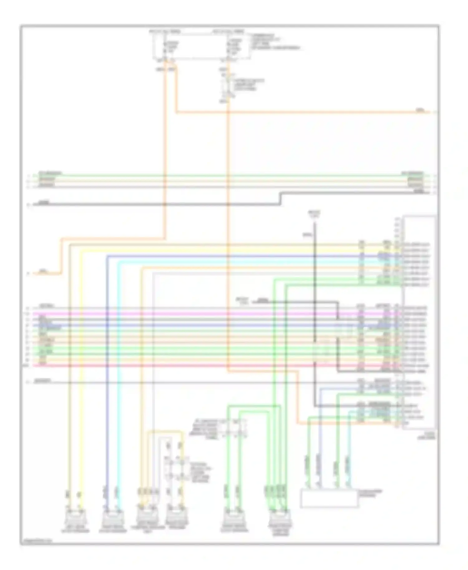 Cab & Chassis Sierra 3500 GMC  (2004-2007): Mid-line radio circuit, without rear seat audio (2 of 4)