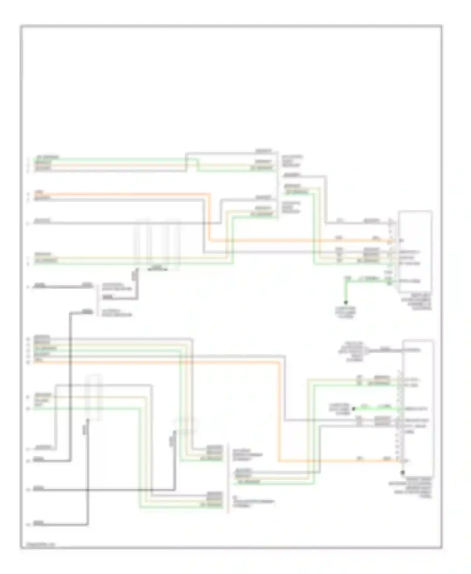 Cab & Chassis Sierra 3500 GMC  (2004-2007): Mid-line radio circuit, without rear seat audio (4 of 4)