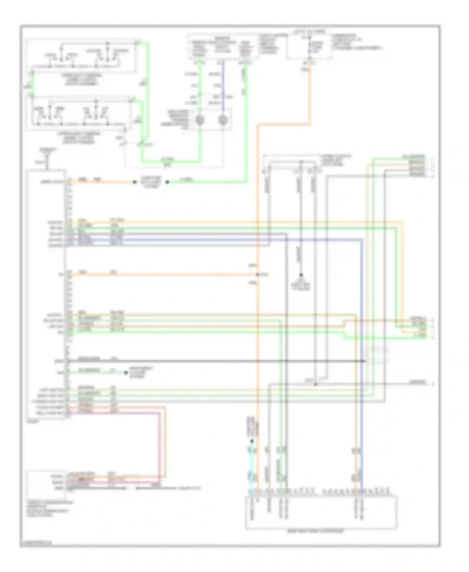 Cab & Chassis Sierra 3500 GMC  (2004-2007): Premium sound radio circuit, with cd (1 of 2)