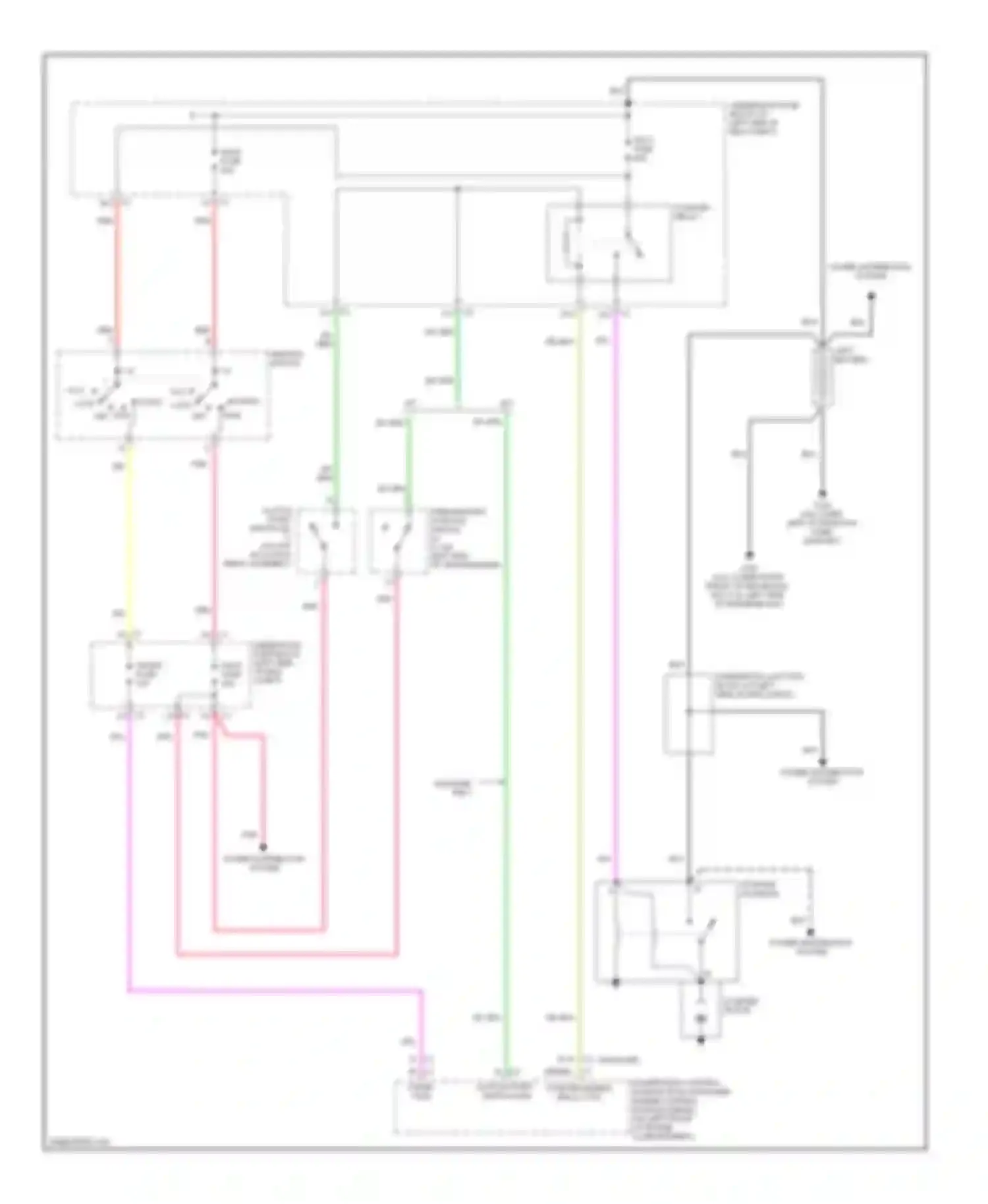 Cab & Chassis Sierra 3500 GMC  (2004-2007): Starting circuit, except hybrid