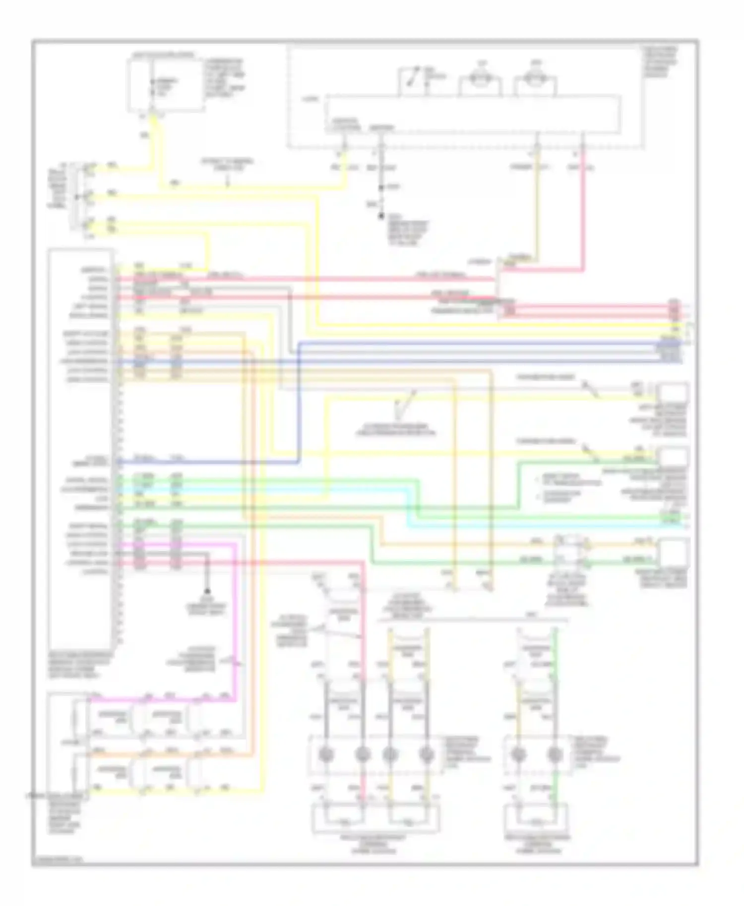 Cab & Chassis Sierra 3500 GMC  (2004-2007): Supplemental restraints circuit (1 of 2)