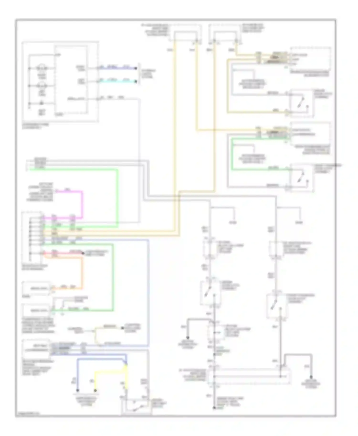 Cab & Chassis Sierra 3500 GMC  (2004-2007): Chime circuit (2 of 2)