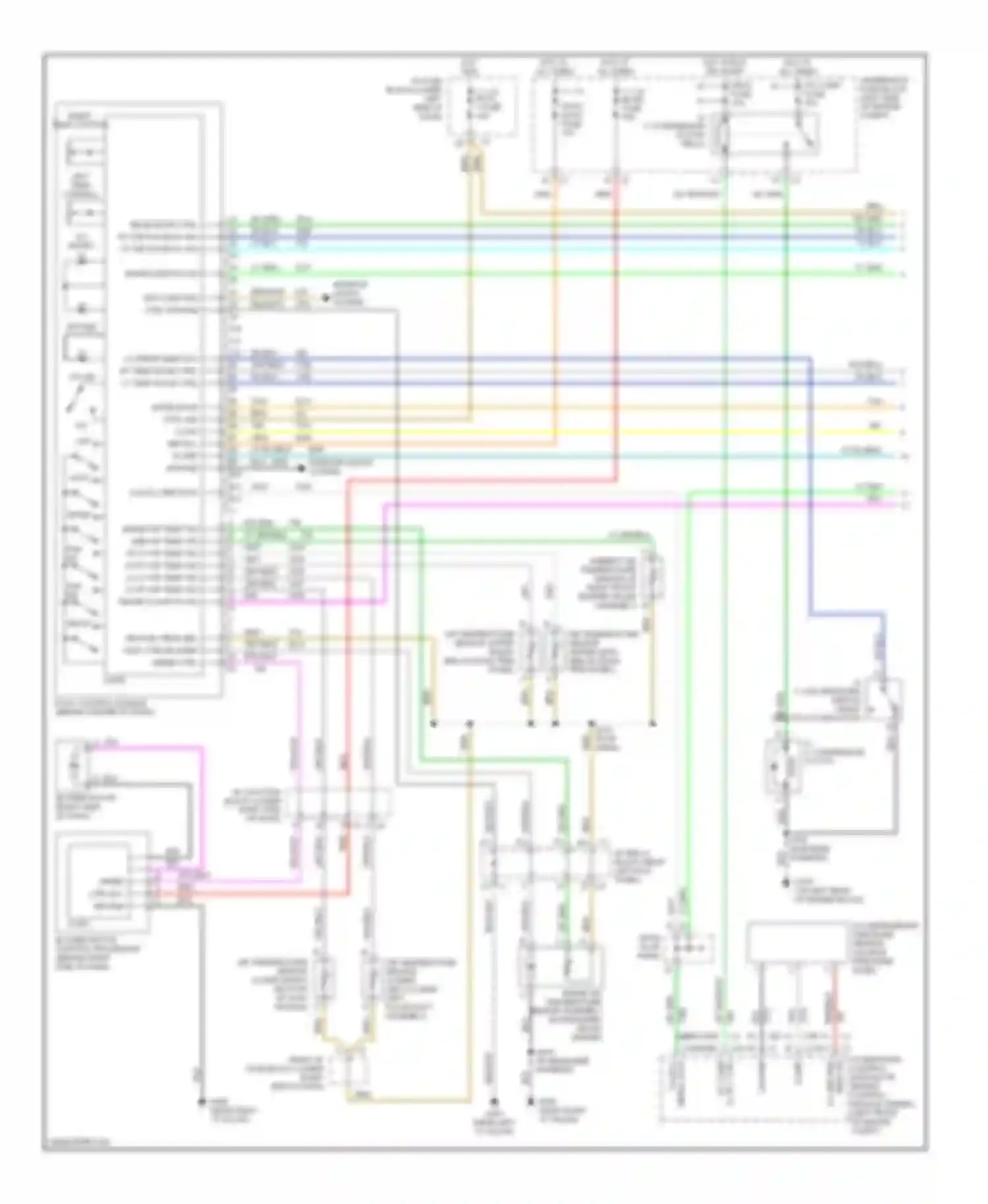 Wiring diagram a/c ind for GMC Cab & Chassis Sierra 3500  (2004-2007) (1 of 1)
