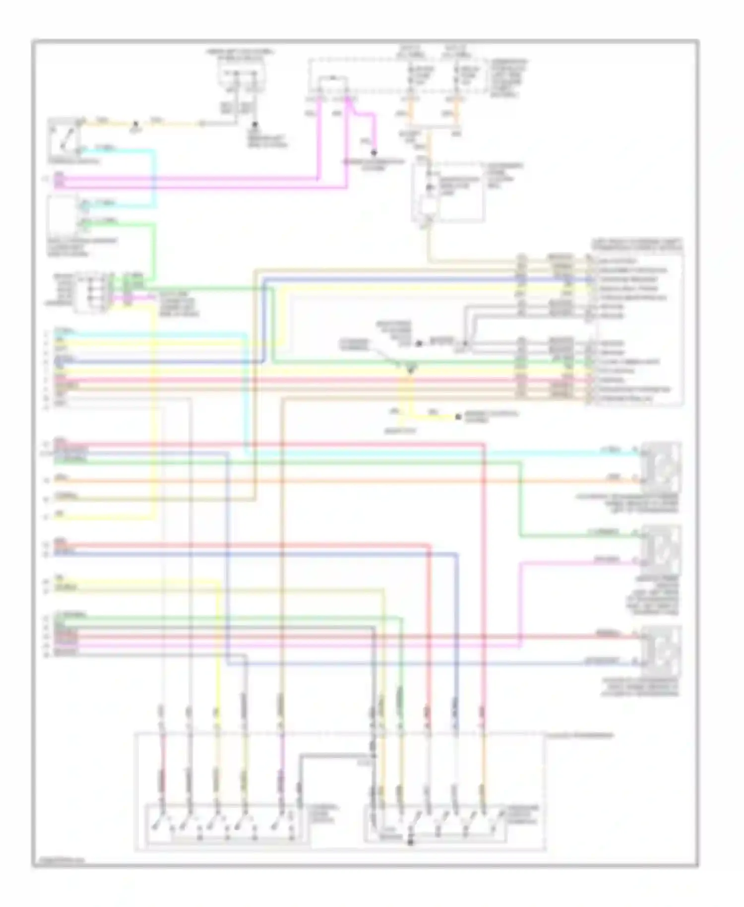 Wiring diagram (except for GMC Cab & Chassis Sierra 3500  (2004-2007) (8 of 14)