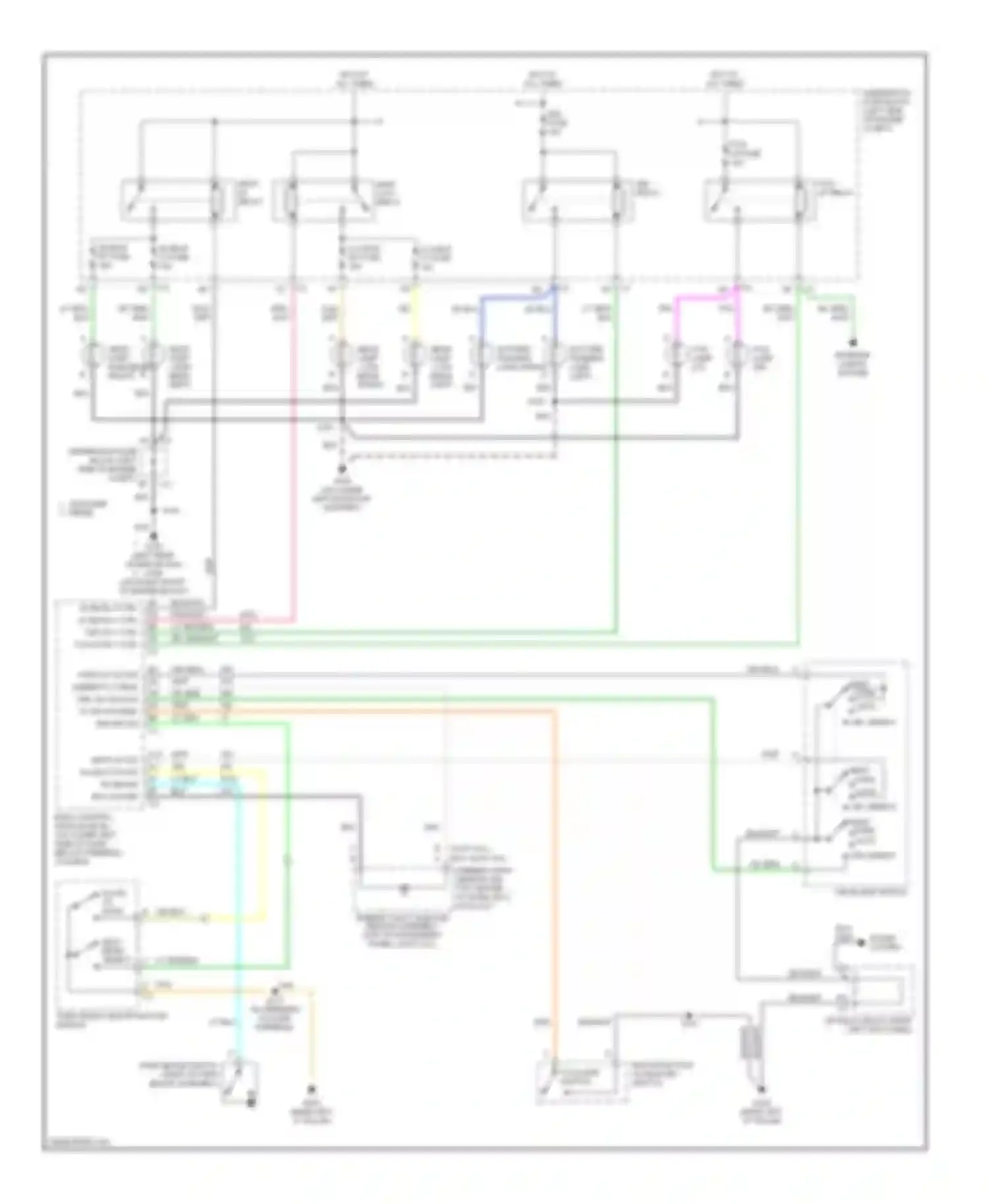Wiring diagram hdlp-hi relay for GMC Cab & Chassis Sierra 3500  (2004-2007) (7 of 7)