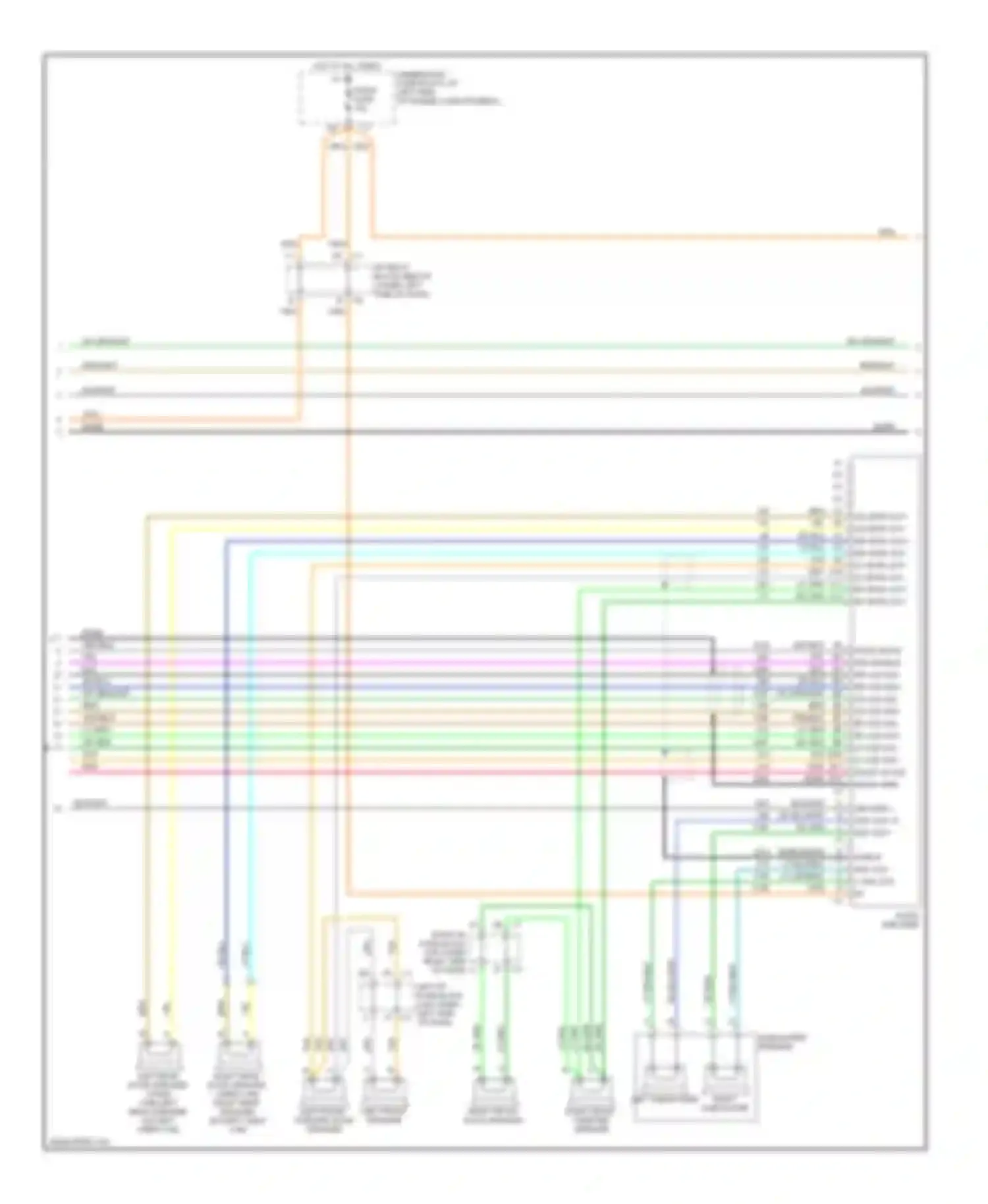Wiring diagram left front left front tweeter door speaker speaker for GMC Cab & Chassis Sierra 3500  (2004-2007) (1 of 1)